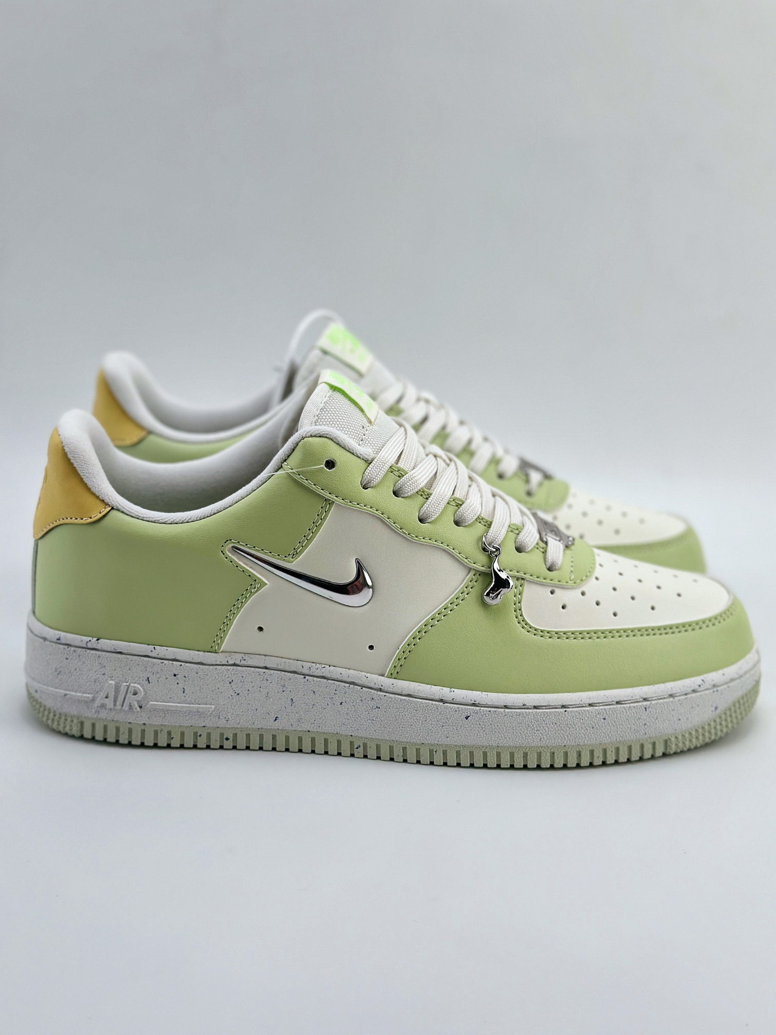 Nike Air Force 1 Low 07 气泡水母 青柠橙花 天美少女 白绿  FN8540-100