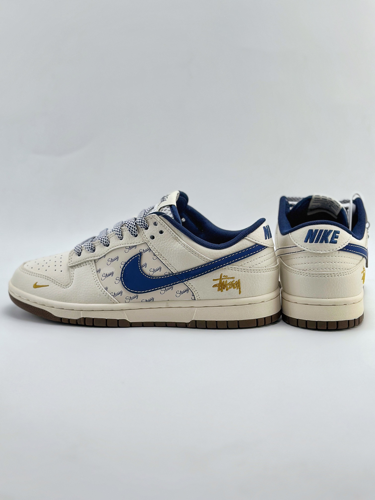 Nike SB Dunk Low x Stussy 米蓝金小钩满天星  XY1688-011