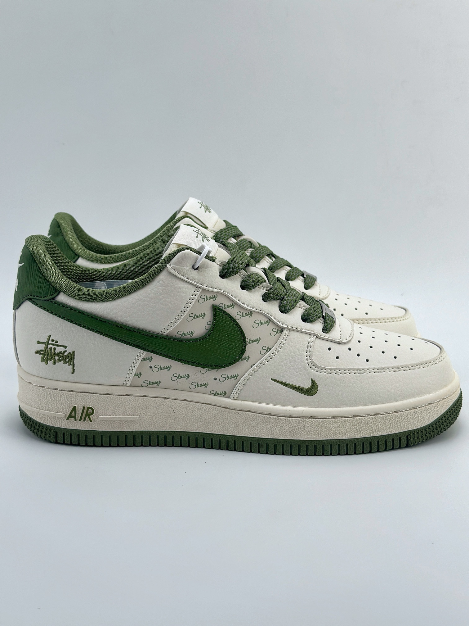 Nike Air Force 1 Low 07 x Stussy 白绿小钩满天星  XZ3328-003