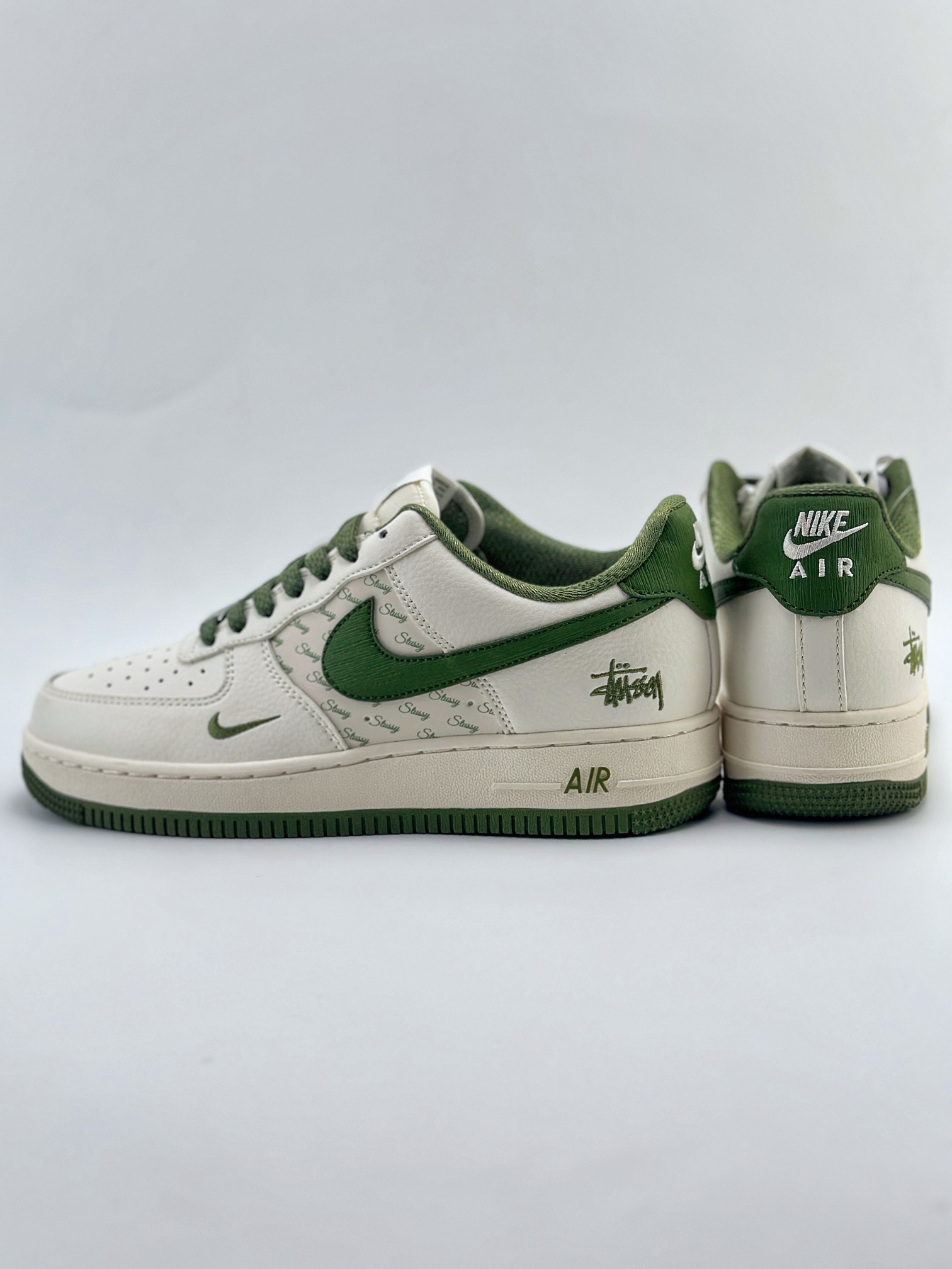 Nike Air Force 1 Low 07 x Stussy 白绿小钩满天星  XZ3328-003