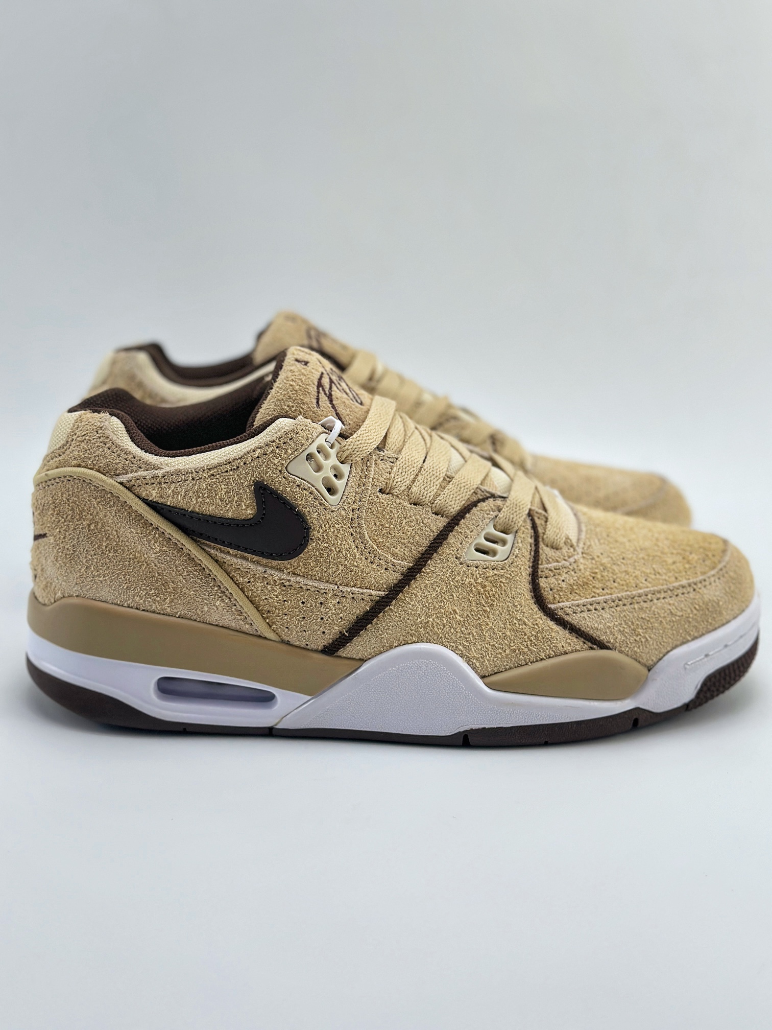 Nike Air Flight 89 ”Khaki Suede” 卡其色皮革高帮复古篮球鞋 FZ3045-200