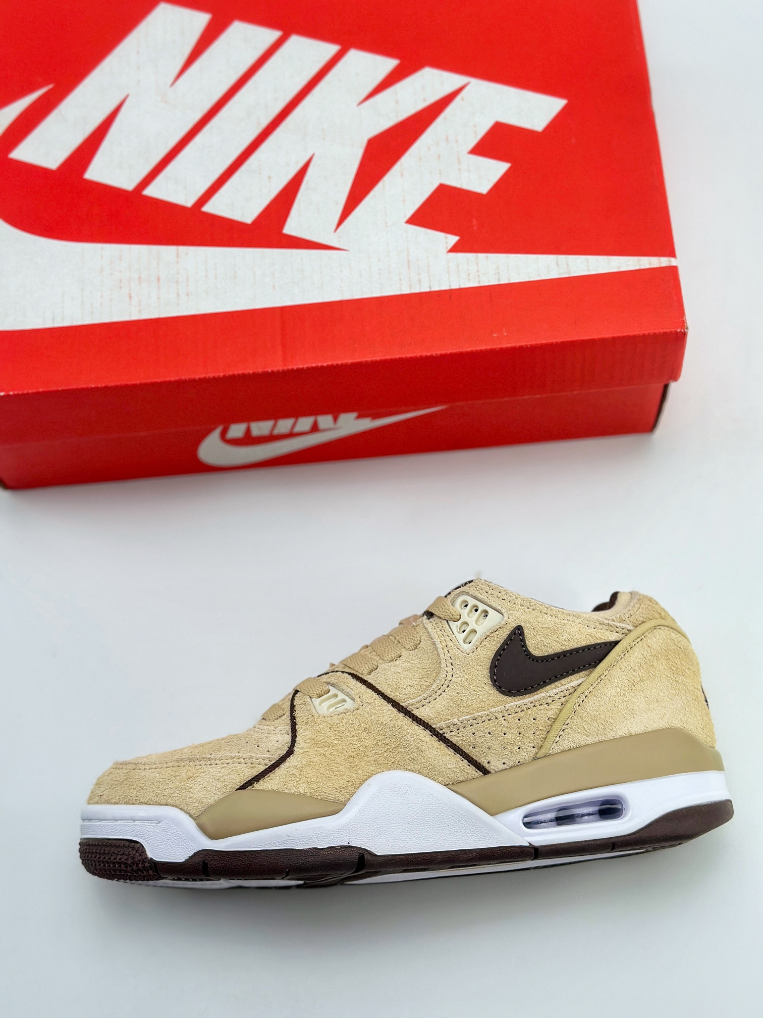 Nike Air Flight 89 ”Khaki Suede” 卡其色皮革高帮复古篮球鞋 FZ3045-200