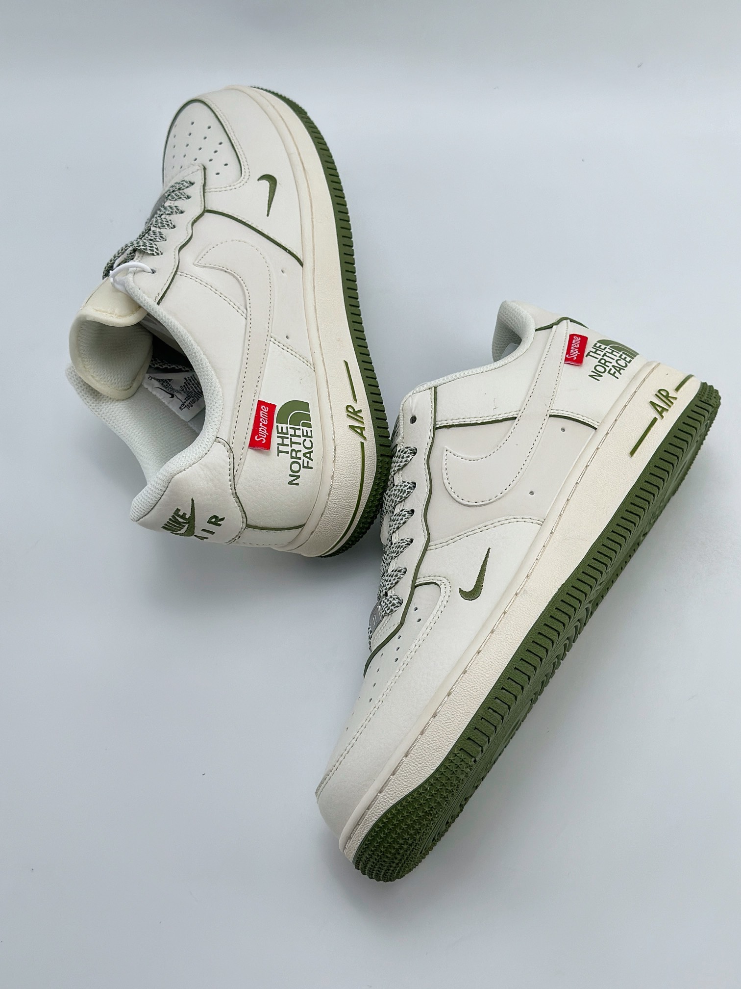 Nike Air Force 1 Low 07 x The North Face 白绿小钩满天星 XZ1996-527