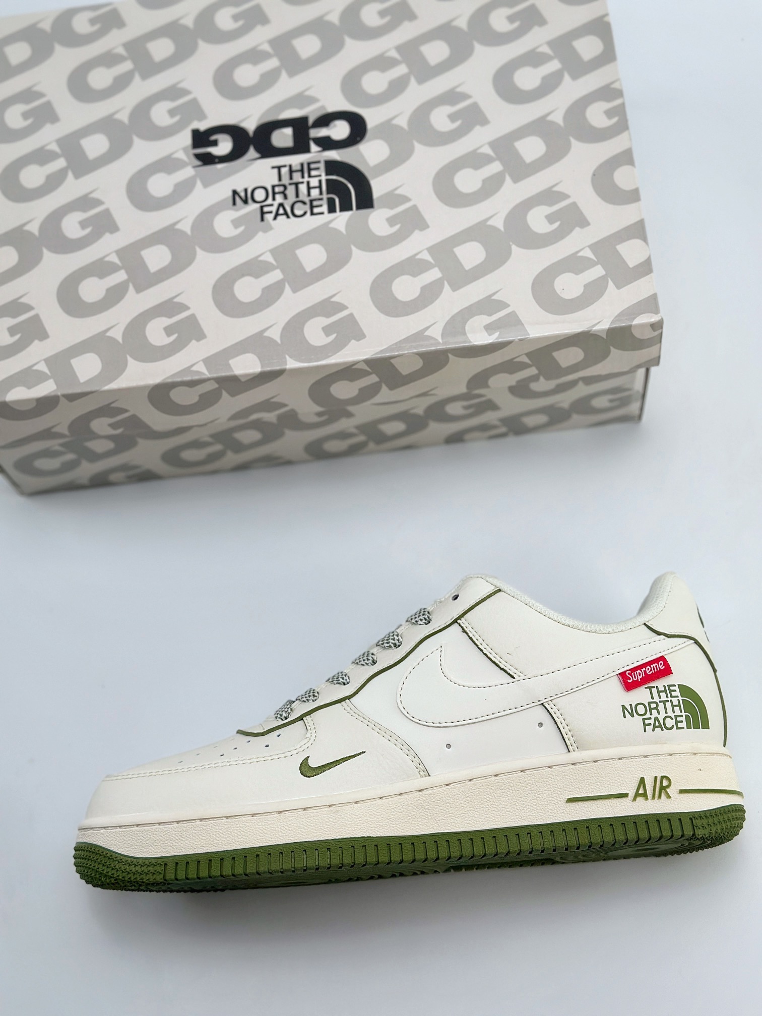 Nike Air Force 1 Low 07 x The North Face 白绿小钩满天星 XZ1996-527