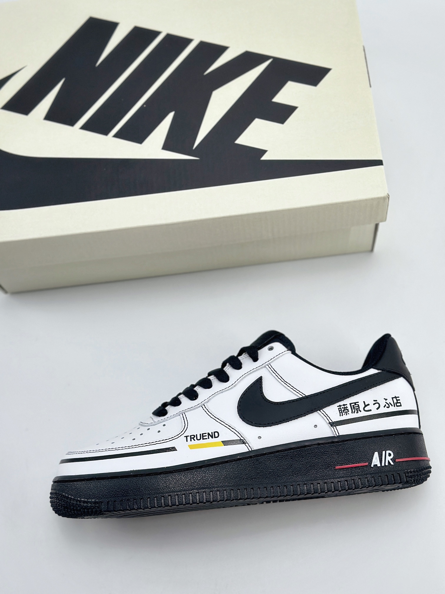 Nike Air Force 1 Low 07 LTDZ 漂移 头文字D 秋名山 藤原拓海 黑白 CW2288-019