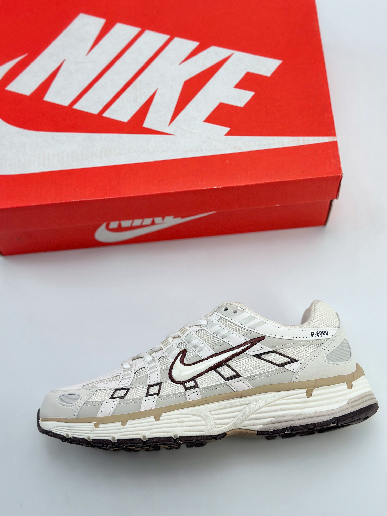 Nike P-6000 Initiator Running 耐克INS 米棕 复古休闲运动老爹鞋 HF0728-201