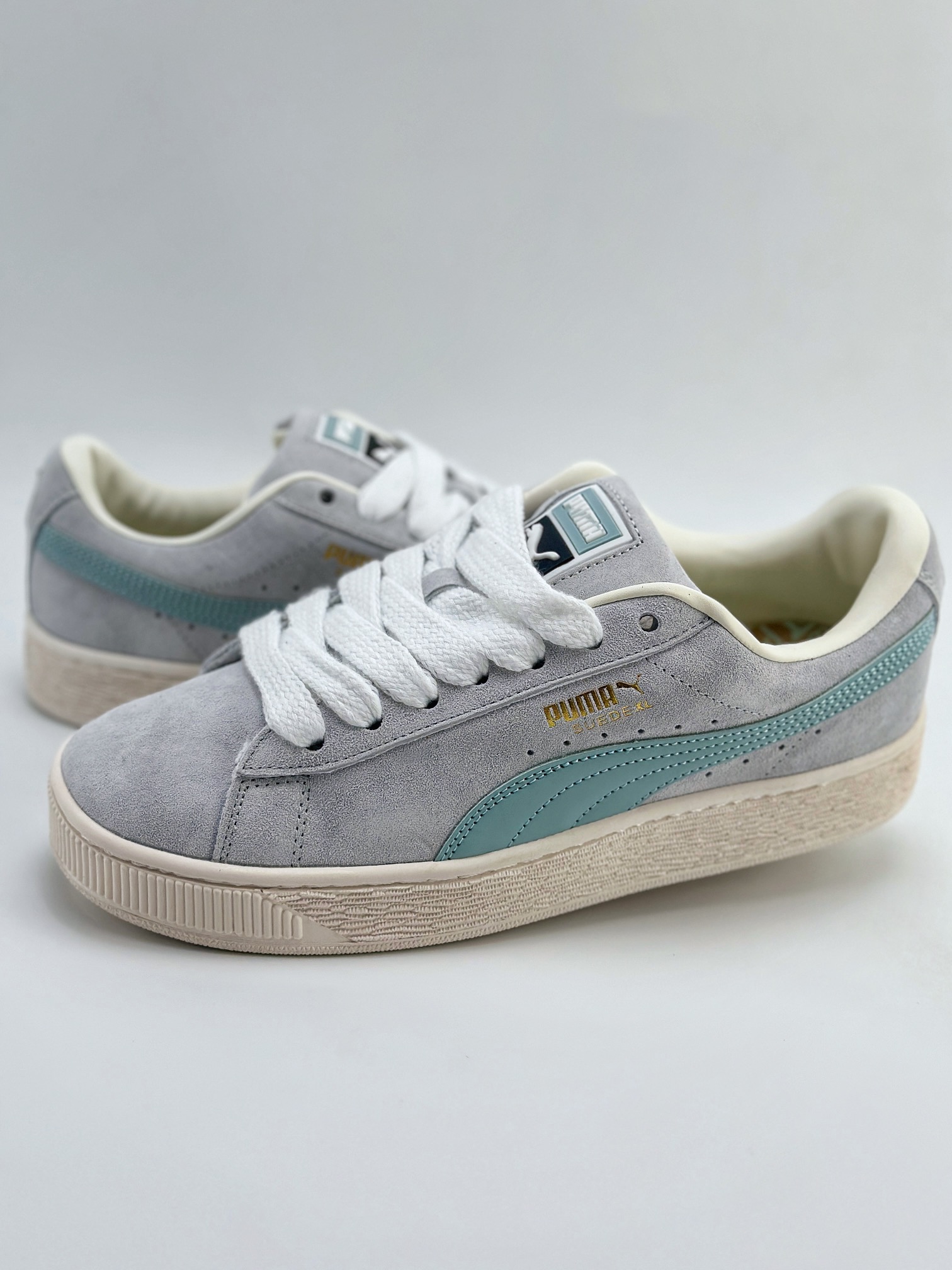 PUMA Suede XL 百搭单品 厚鞋舌轻便防滑低帮板鞋 395205-10