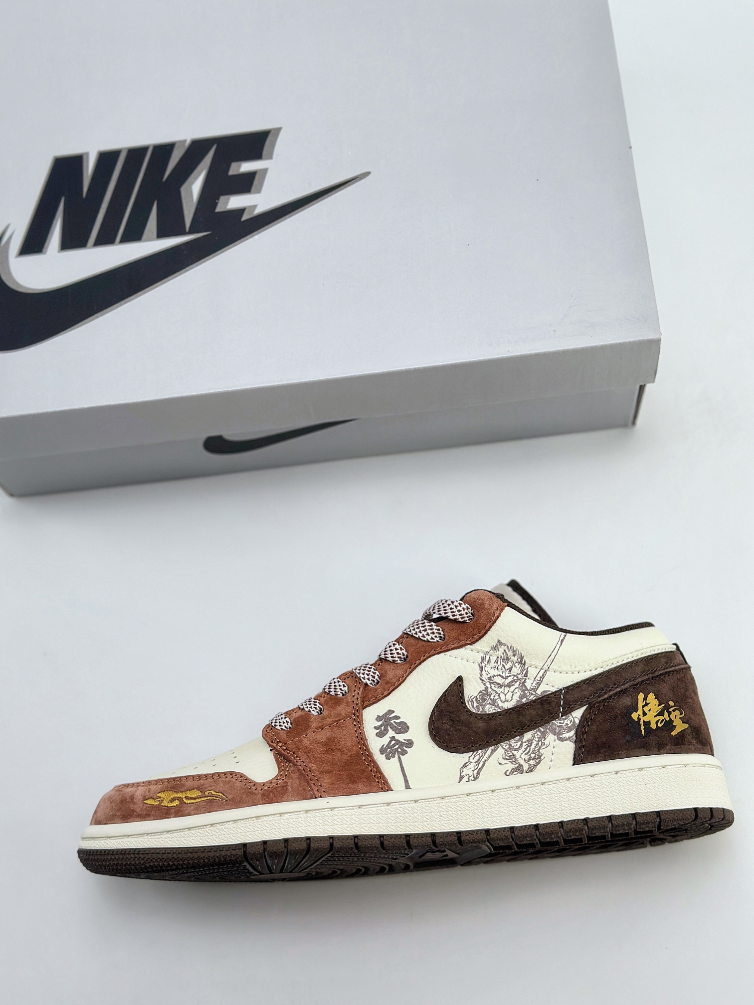 Air Jordan 1 Retro Low 黑神话悟空 米棕 DC2024-034