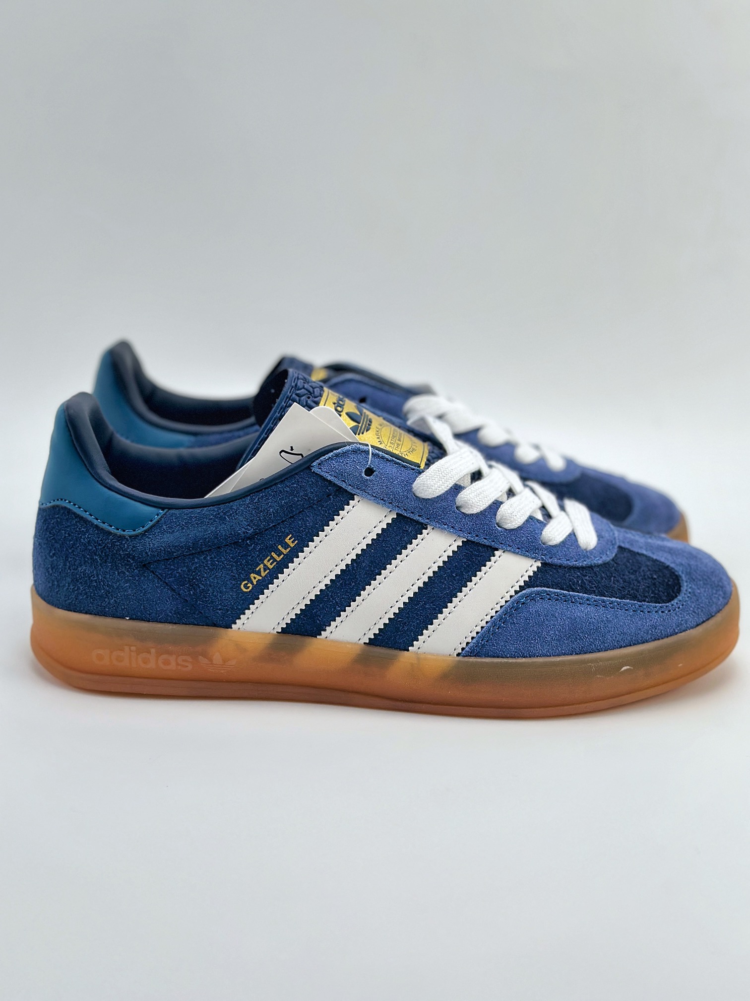 adidas Originals Gazelle INdoor 三叶草休闲防滑耐磨低帮板鞋 JI0322