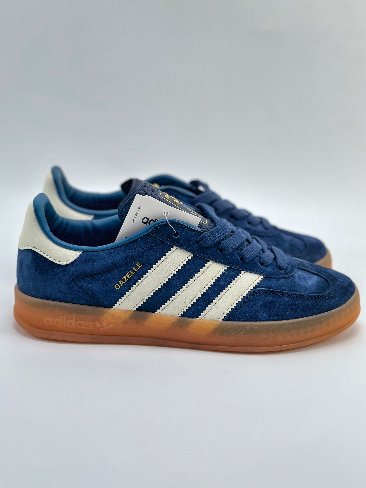 adidas Originals Gazelle INdoor 三叶草休闲防滑耐磨低帮板鞋 IH7501