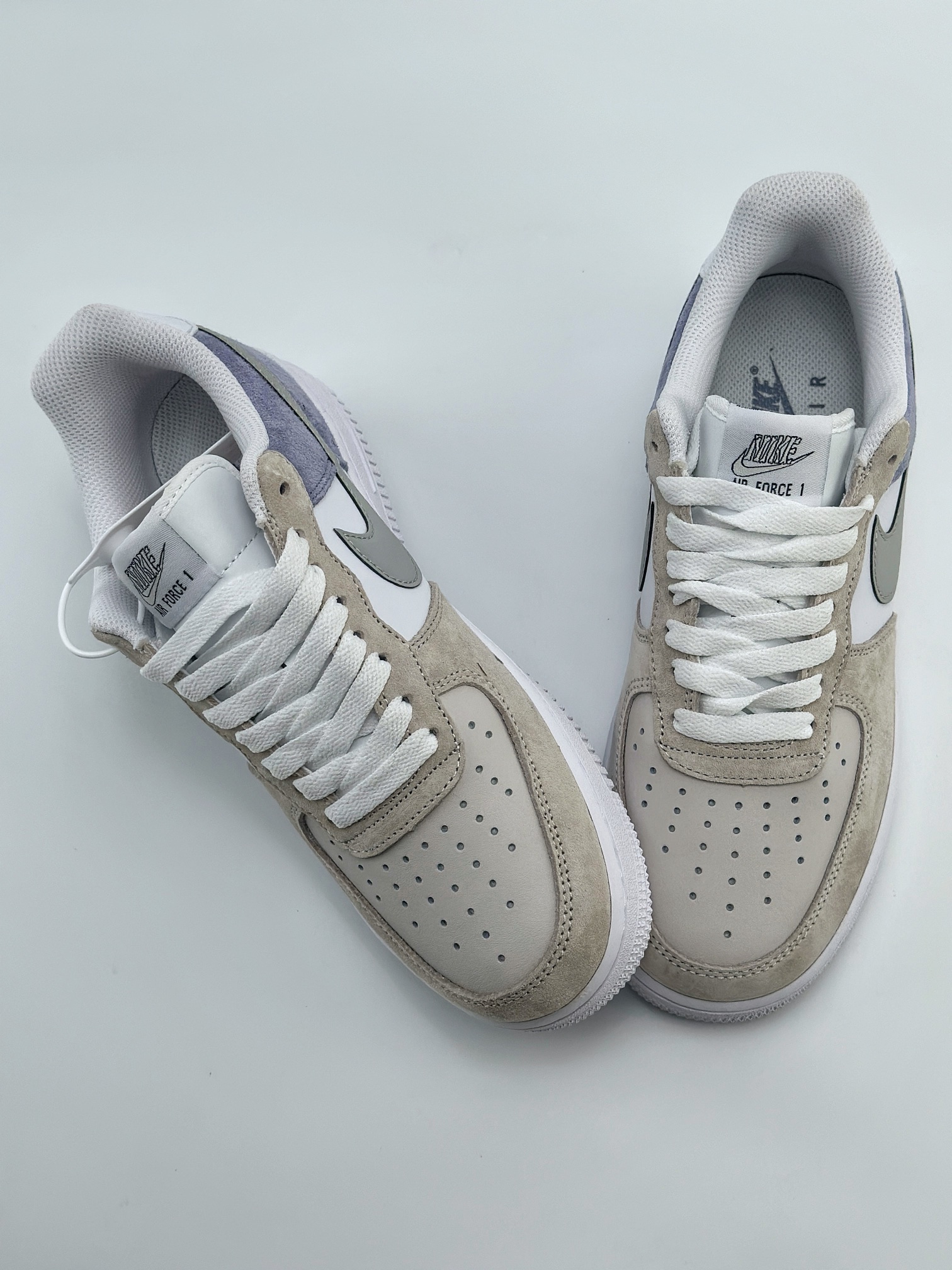 Nike Air Force 1 Low 07 麂皮拼接灰蓝 LM2033-208