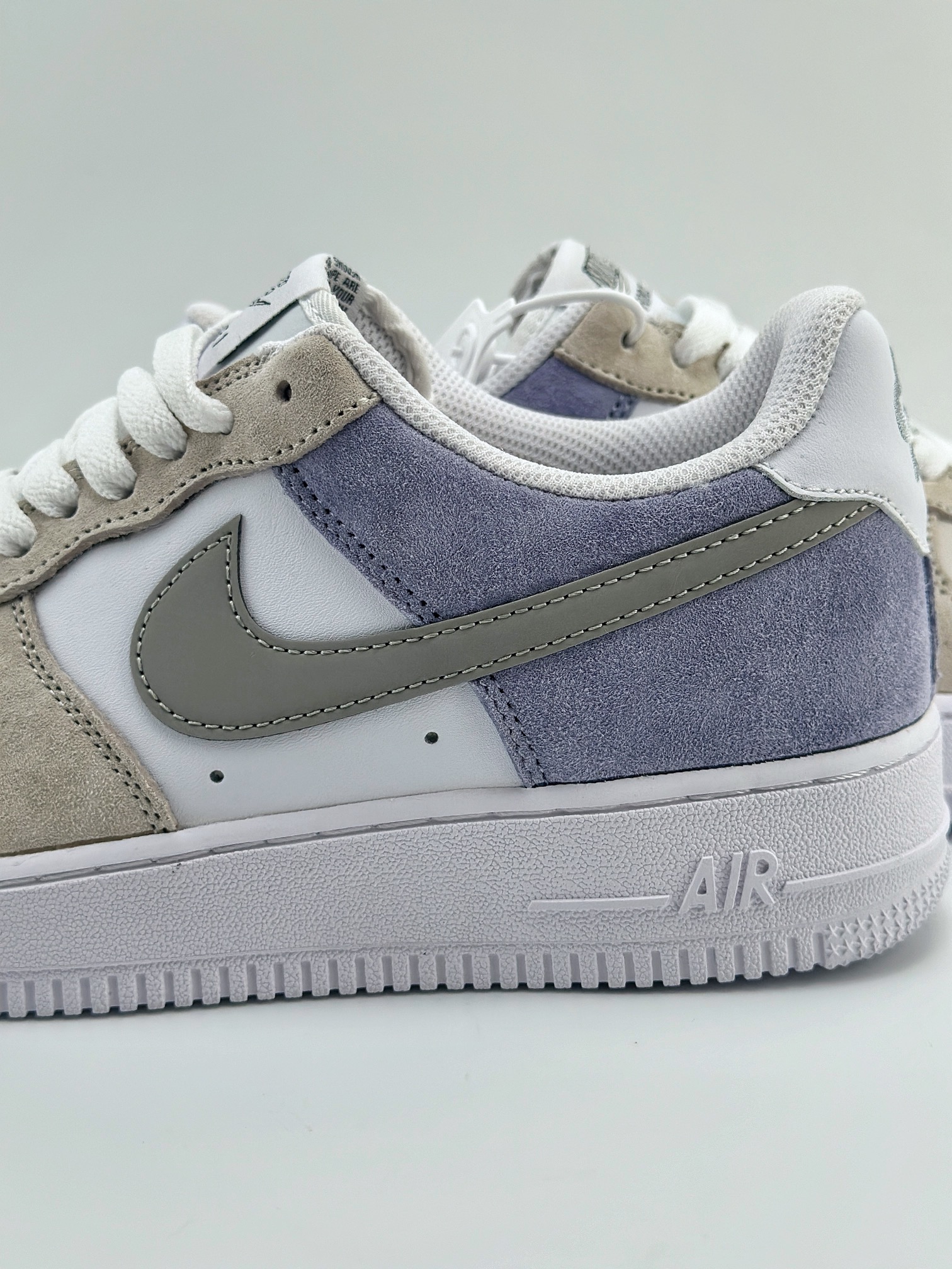 Nike Air Force 1 Low 07 麂皮拼接灰蓝 LM2033-208