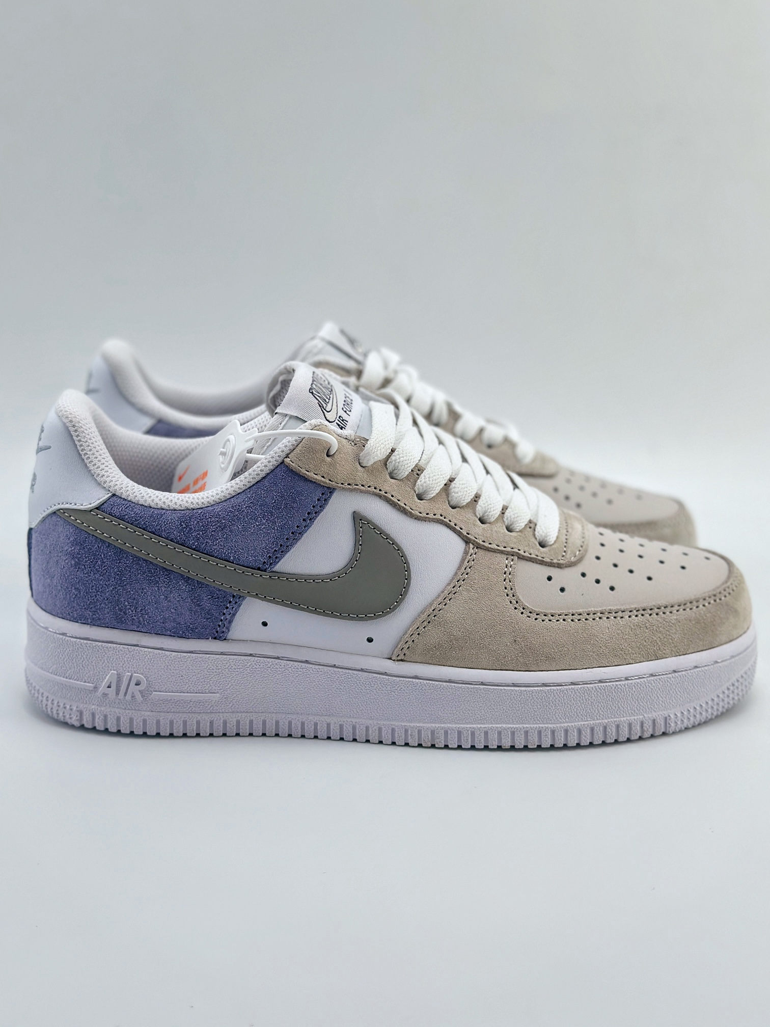 Nike Air Force 1 Low 07 麂皮拼接灰蓝 LM2033-208