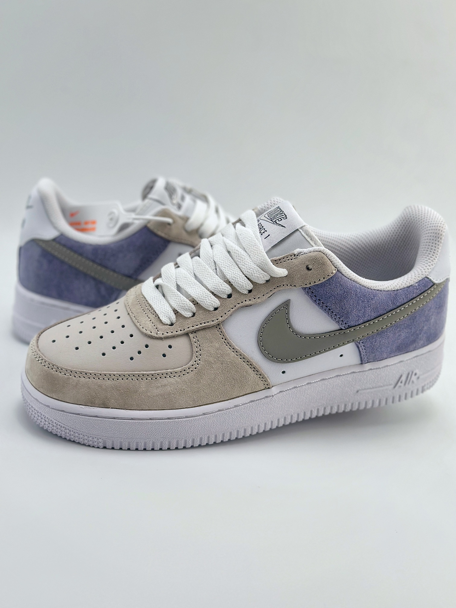 Nike Air Force 1 Low 07 麂皮拼接灰蓝 LM2033-208