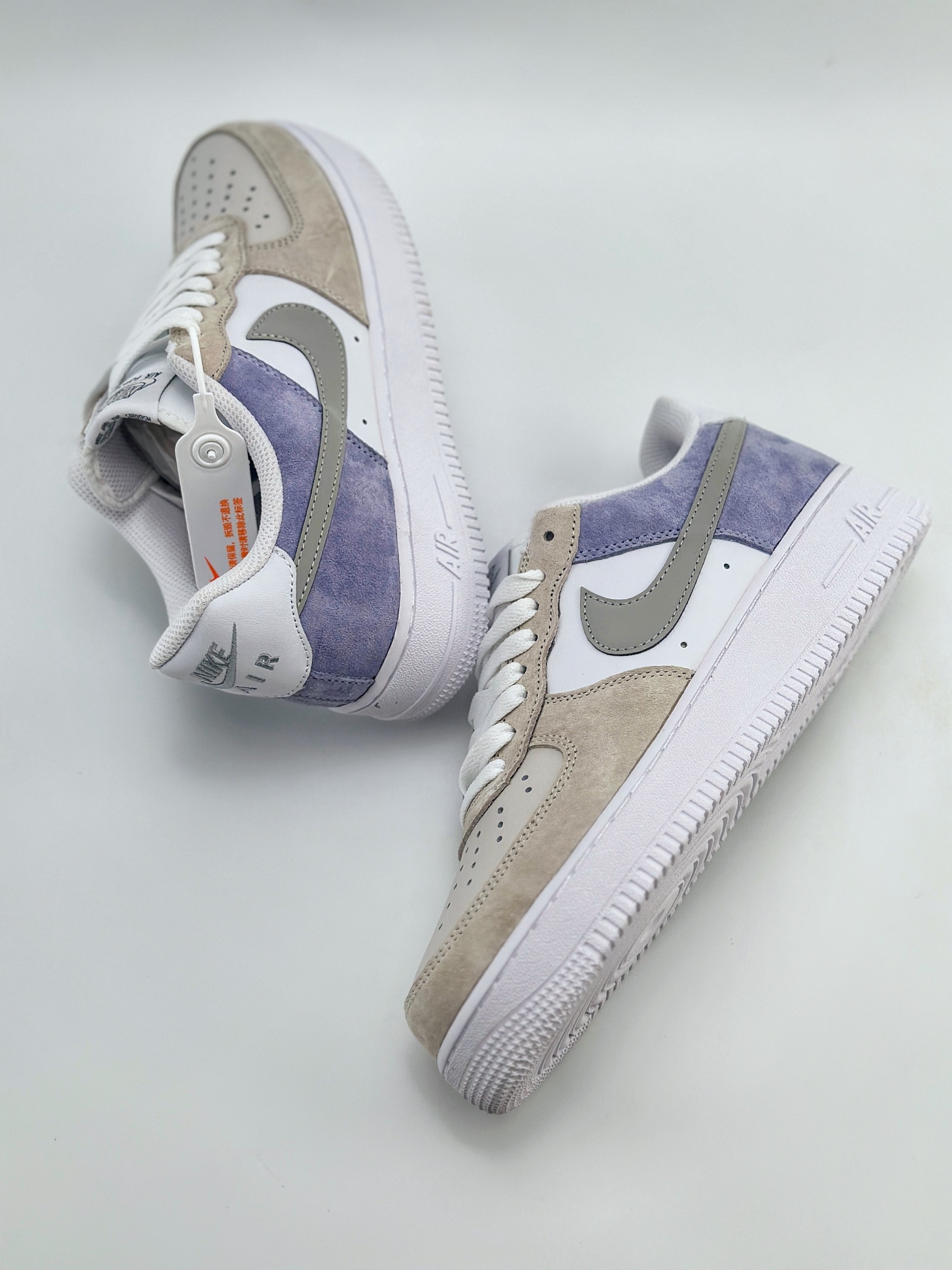 Nike Air Force 1 Low 07 麂皮拼接灰蓝 LM2033-208