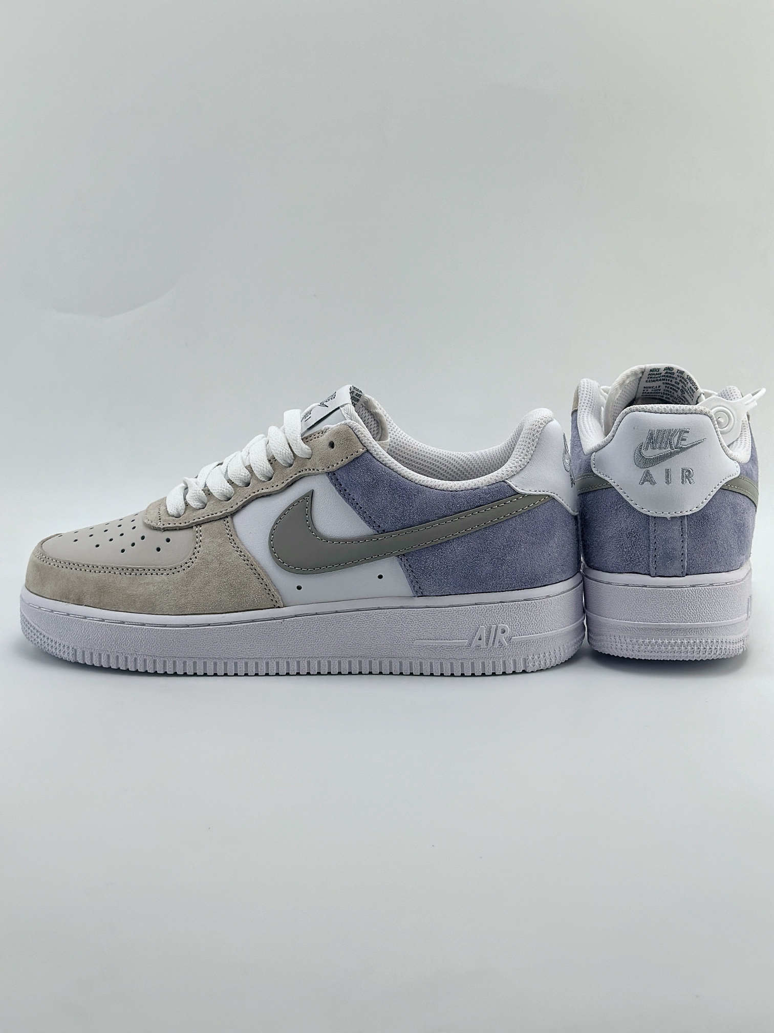 Nike Air Force 1 Low 07 麂皮拼接灰蓝 LM2033-208