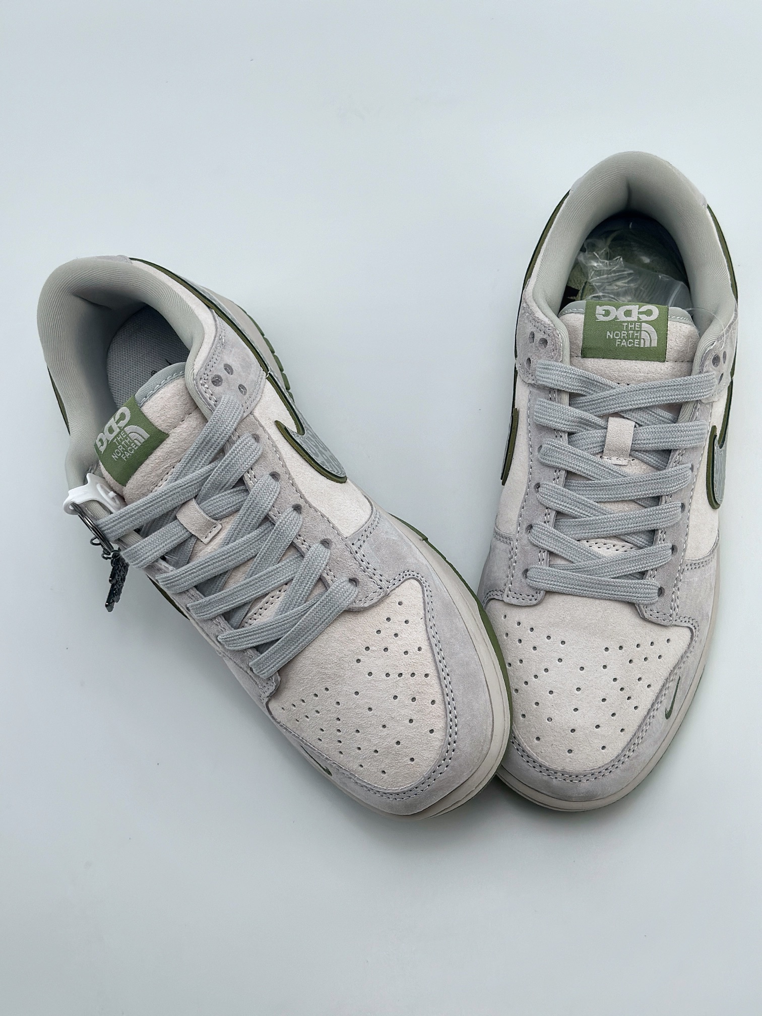 Nike SB Dunk Low x CDG x The North Face 白绿 DQ1098-397