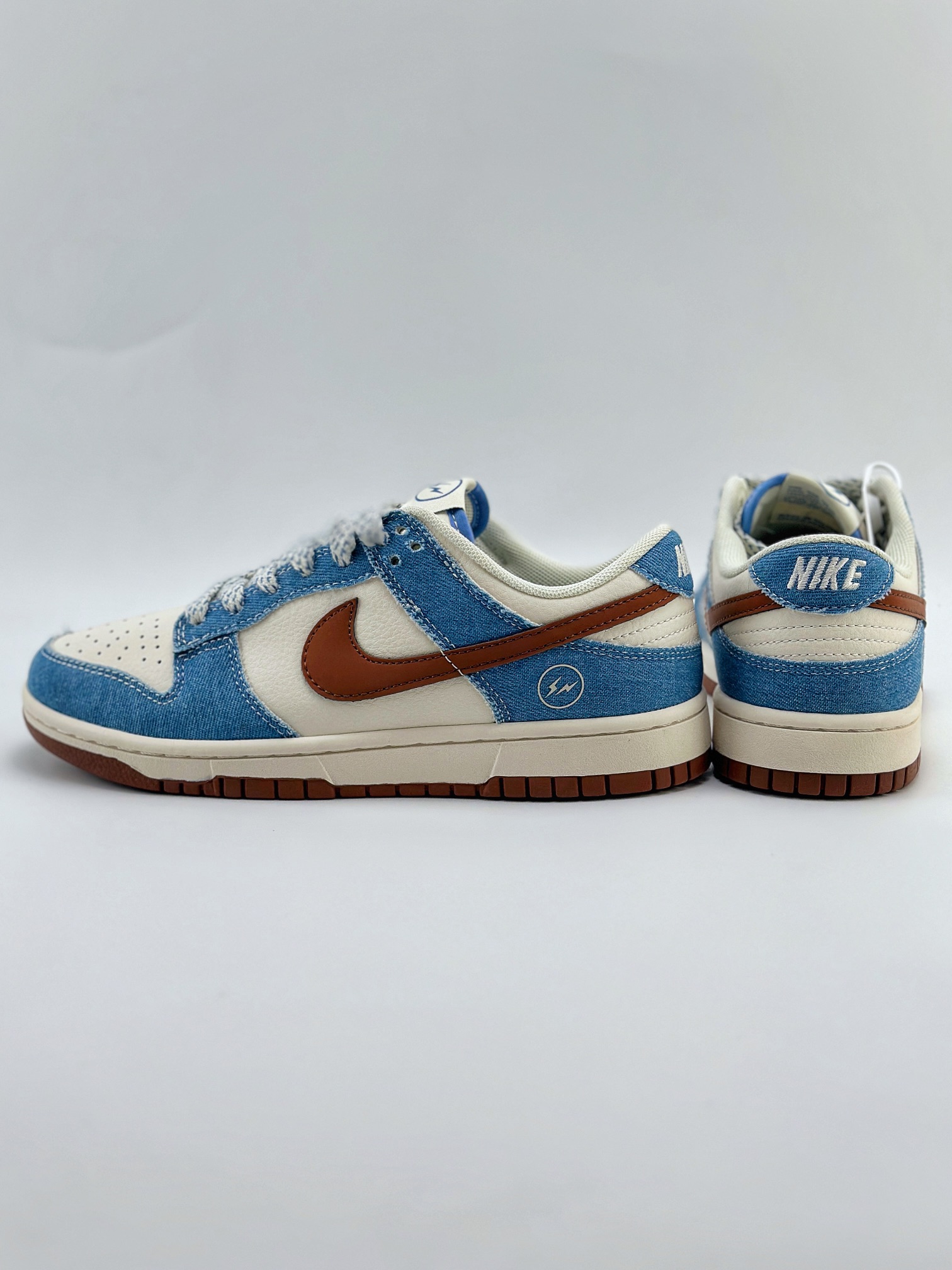 NIKE SB Dunk Low x Fragment Design 闪电藤原浩 白蓝棕满天星 XX9921-021