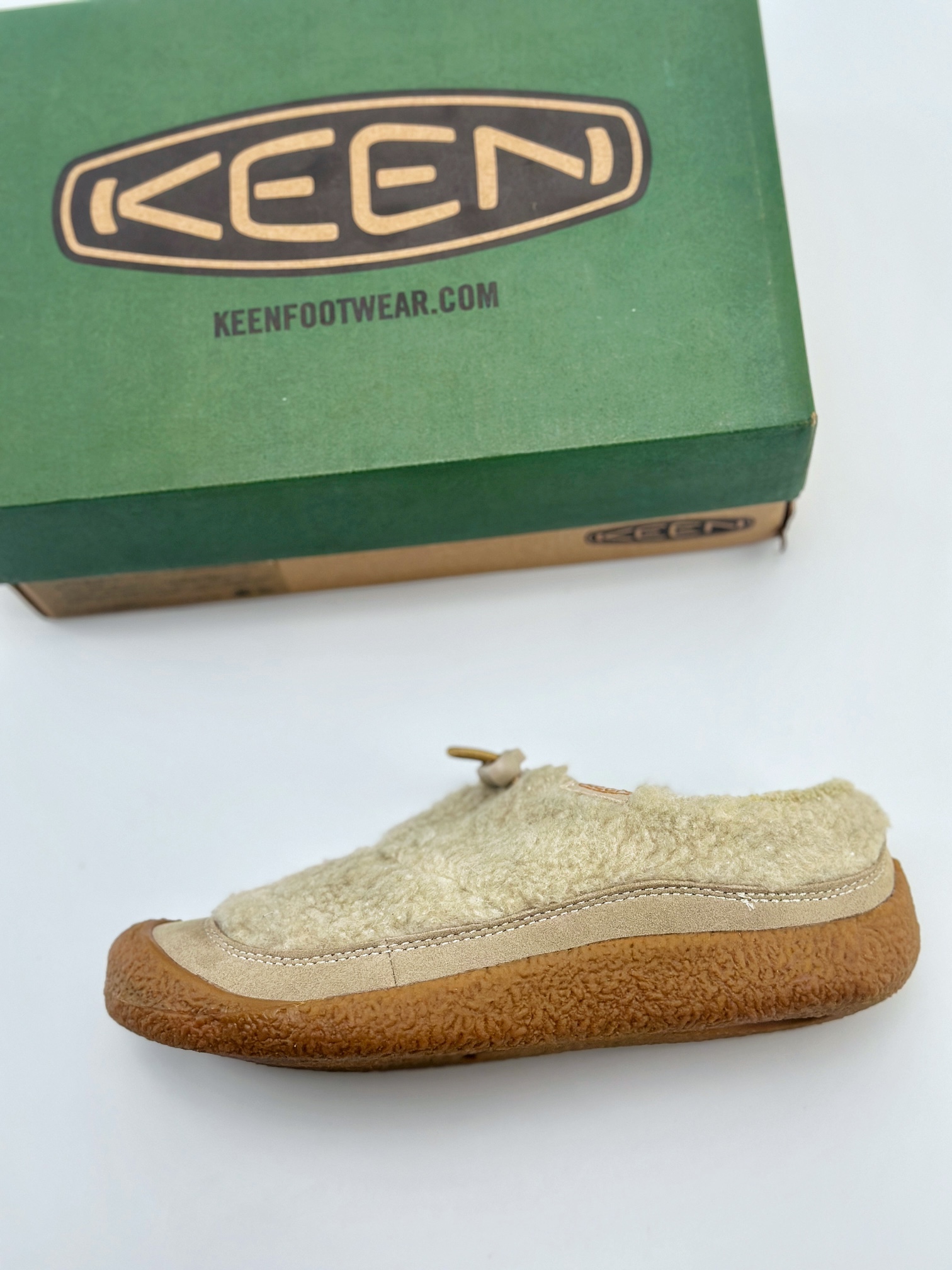 科恩 KEEN Howser 3 SLIDE 冬季户外保暖鞋一脚蹬毛毛鞋小羊蹄