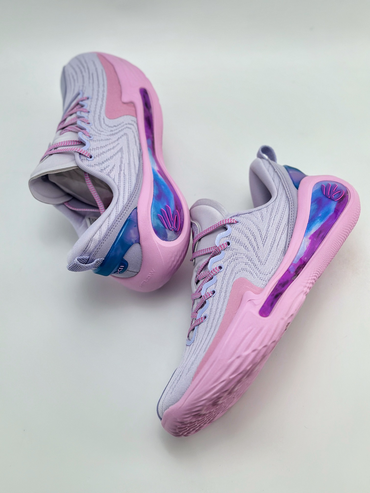 Under Armour Curry 12 库里中国行 粉紫 Flotro实战篮球鞋 3027631-502