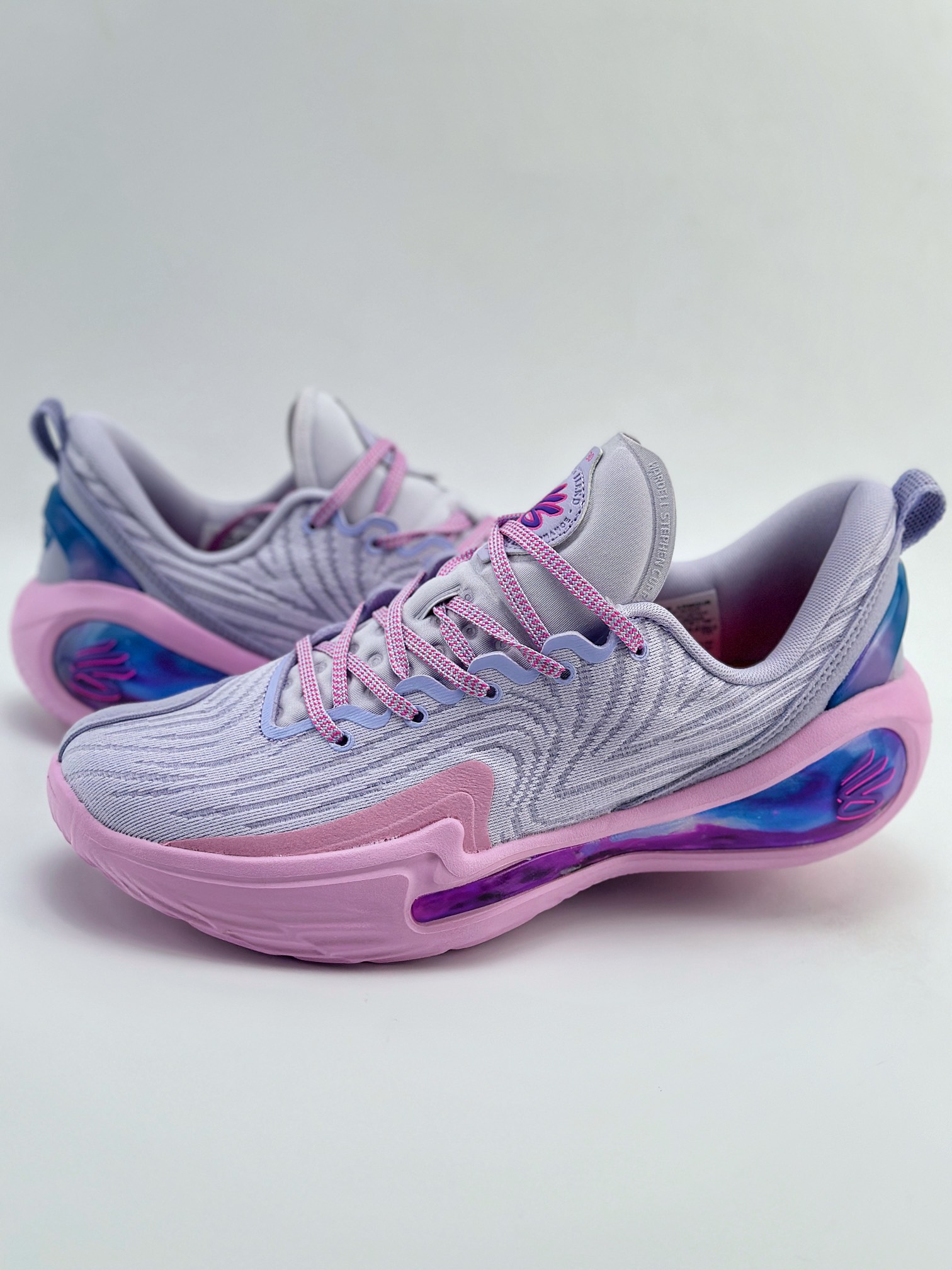 Under Armour Curry 12 库里中国行 粉紫 Flotro实战篮球鞋 3027631-502