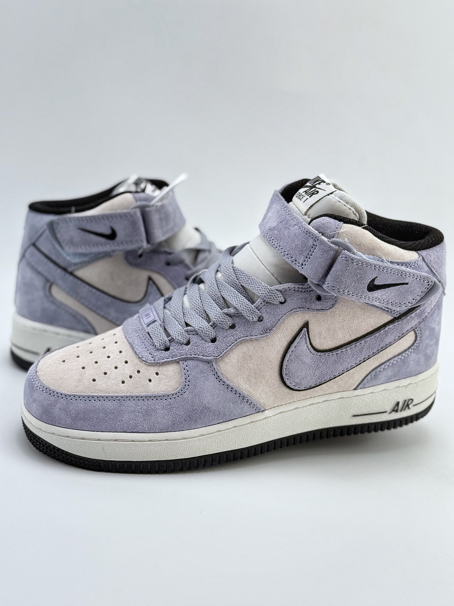 Nike Air Force 1 Mid 07 灰蓝麂皮中 CG9904-104