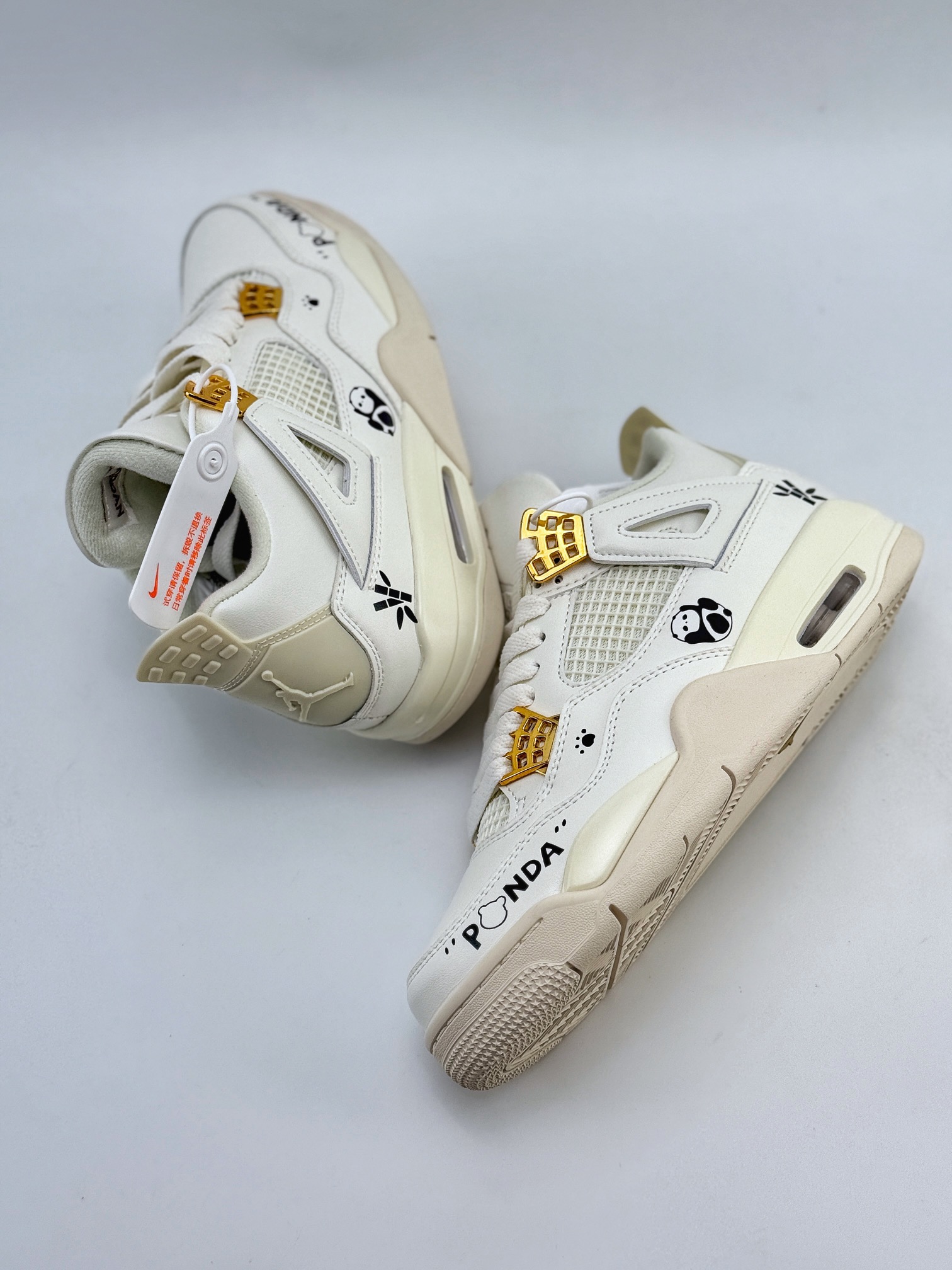 Air Jordan 4 Retro ”Metallic Gold” 白金 OKHR 墨竹熊猫 AQ9129-170