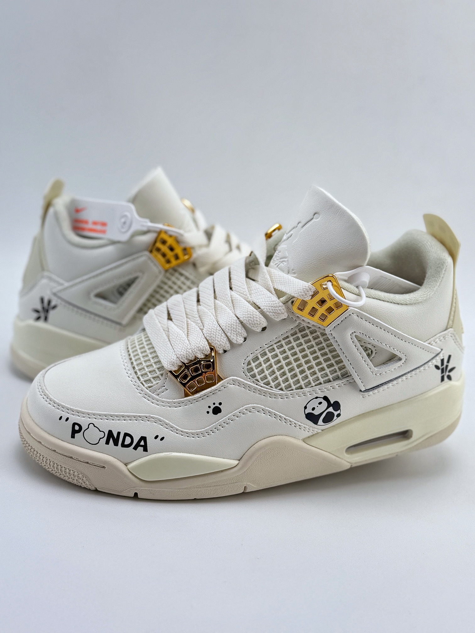 Air Jordan 4 Retro ”Metallic Gold” 白金 OKHR 墨竹熊猫 AQ9129-170