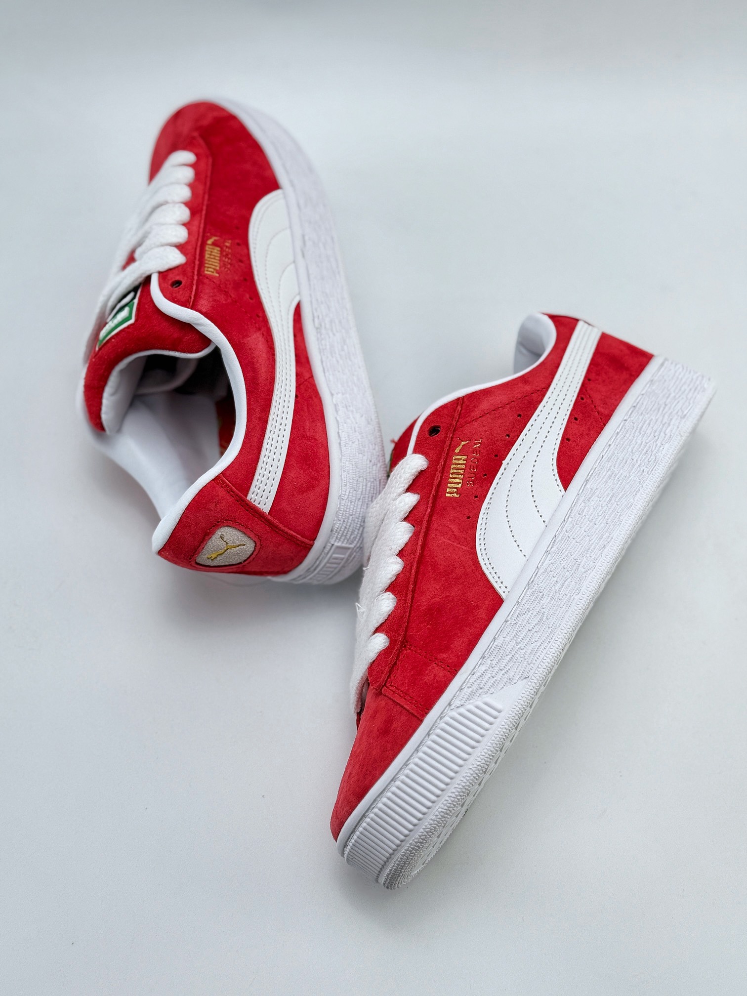 PUMA Suede XL 百搭单品 厚鞋舌轻便防滑低帮板鞋 395205-03