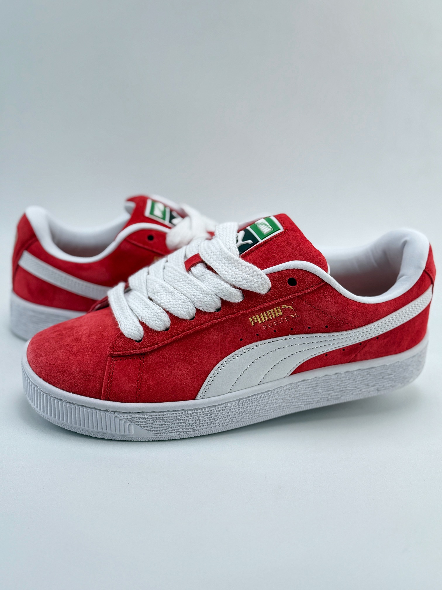 PUMA Suede XL 百搭单品 厚鞋舌轻便防滑低帮板鞋 395205-03