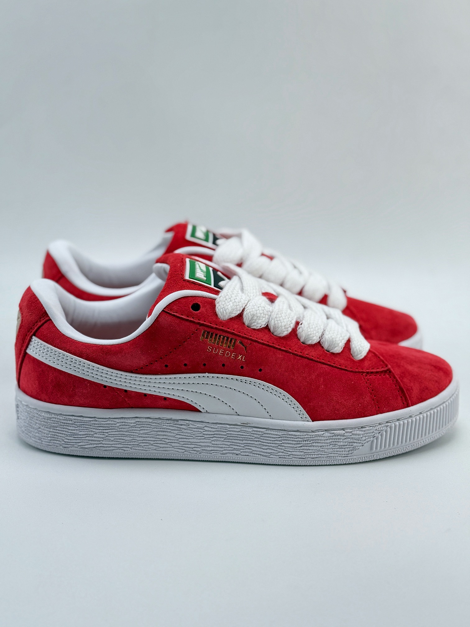 PUMA Suede XL 百搭单品 厚鞋舌轻便防滑低帮板鞋 395205-03