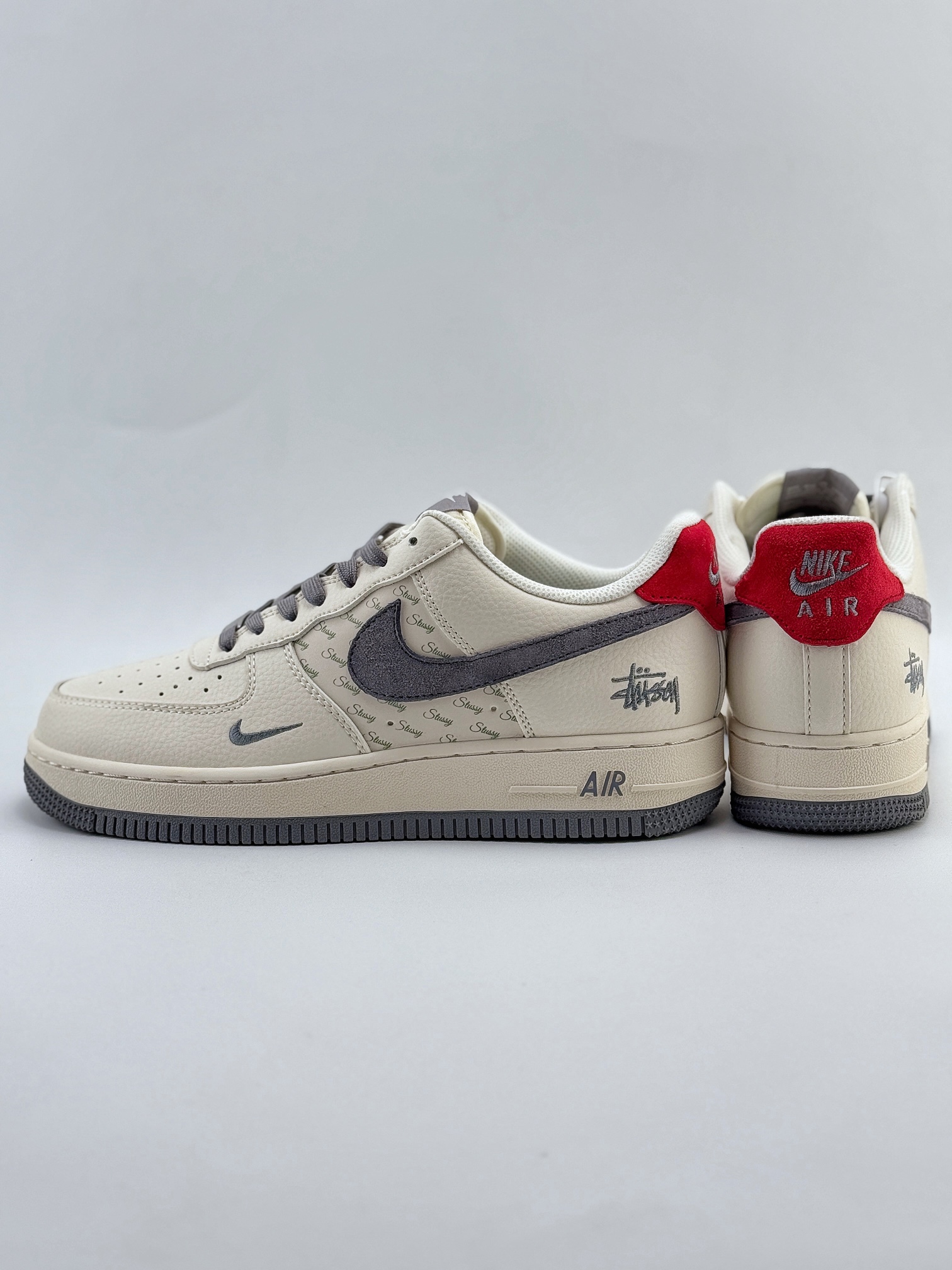 Nike Air Force 1 Low 07 x Stussy 米灰红 XZ3318-567