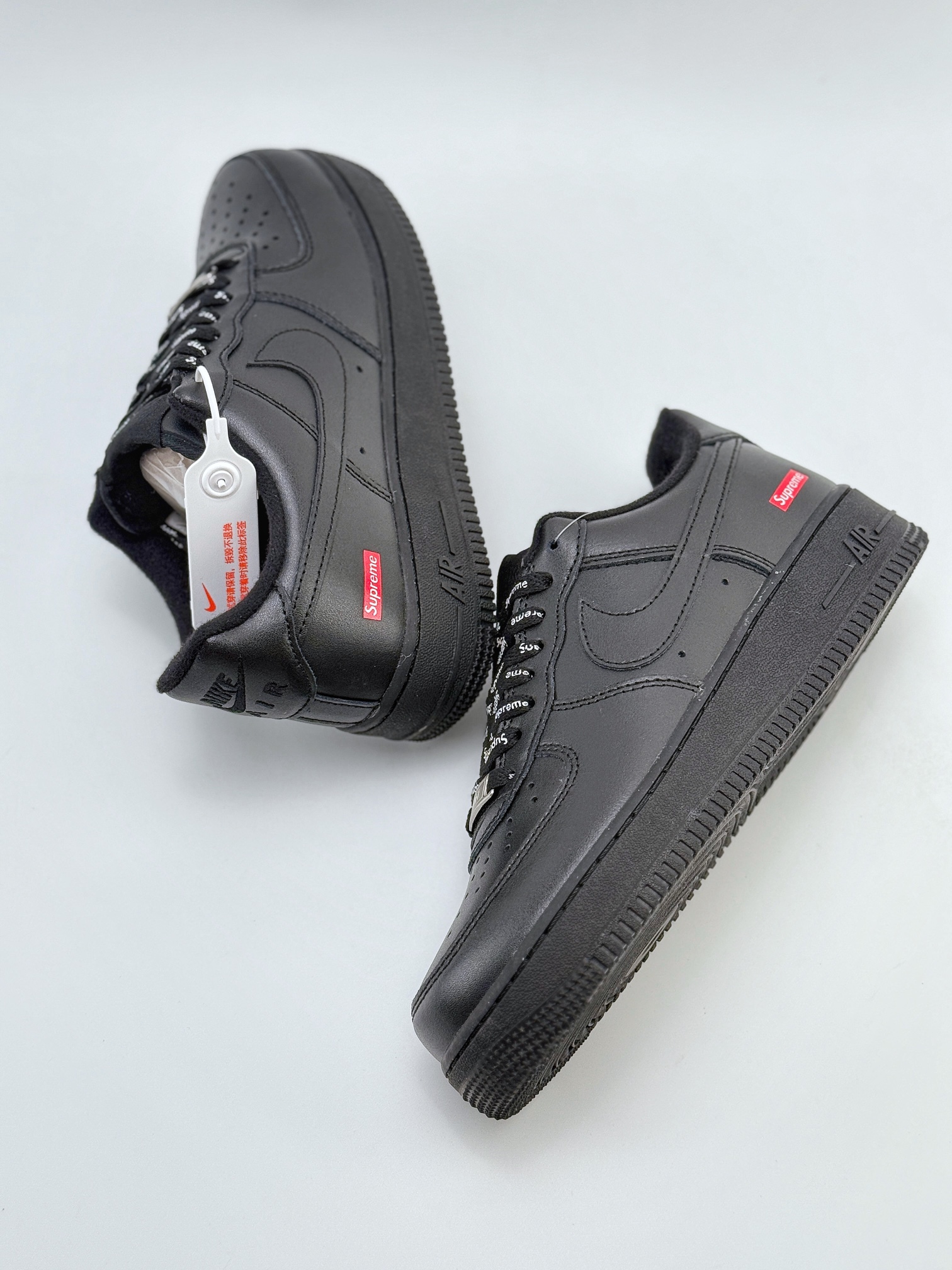 Nike Air Force 1 Low 07 x Supreme box logo 黑 CU9225-001