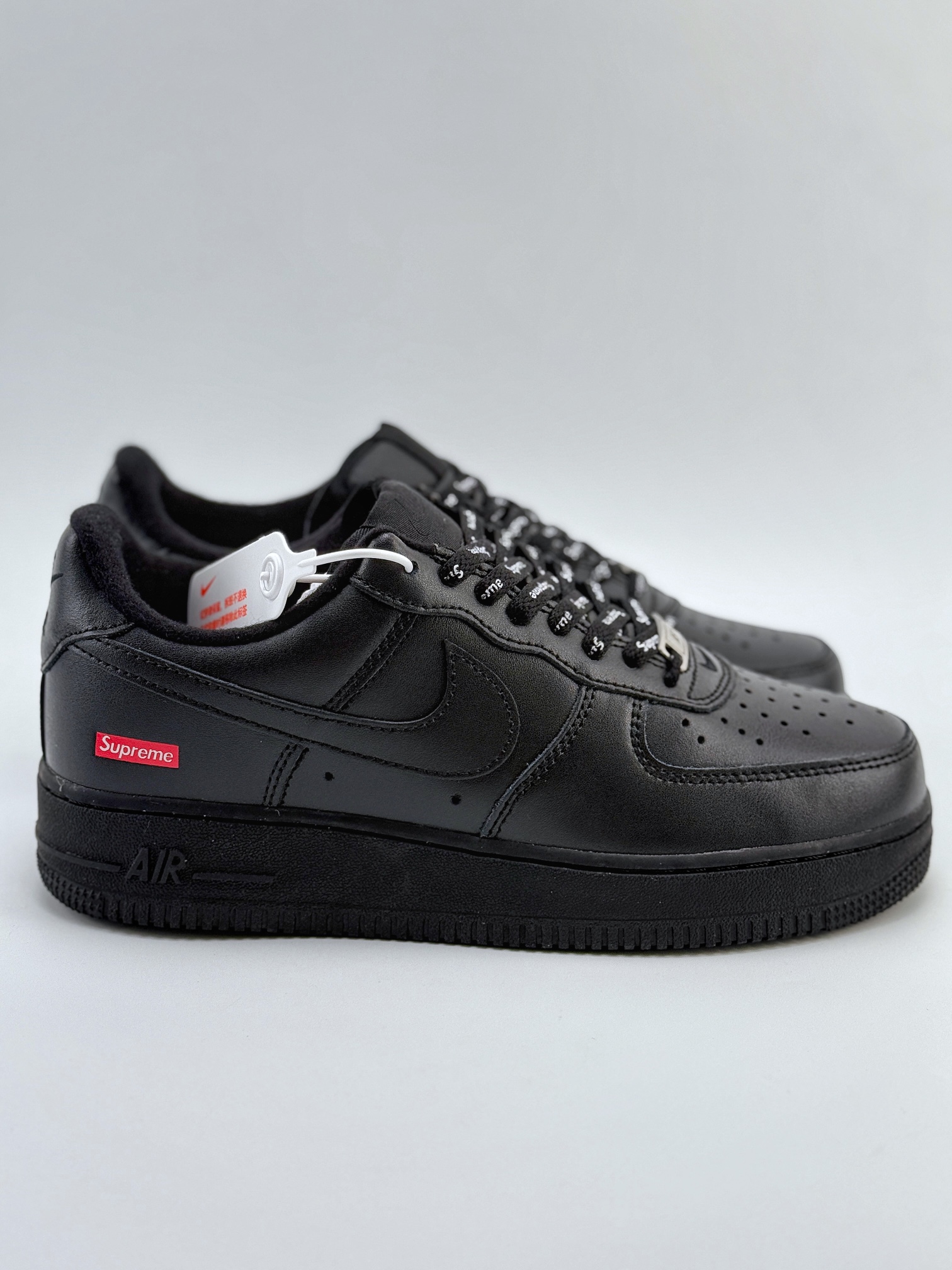 Nike Air Force 1 Low 07 x Supreme box logo 黑 CU9225-001