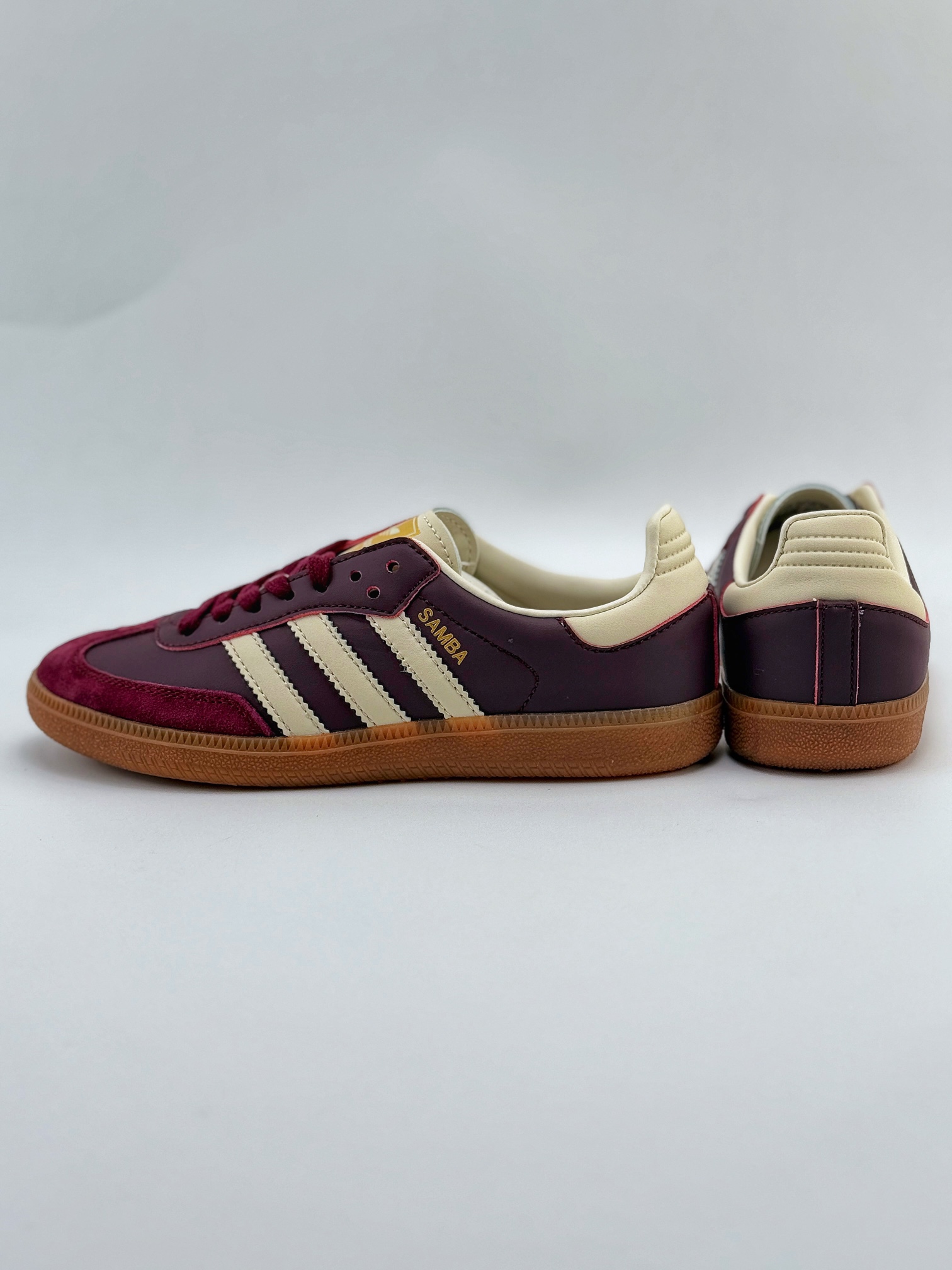 adidas originals Samba OG 栗色 ID0477