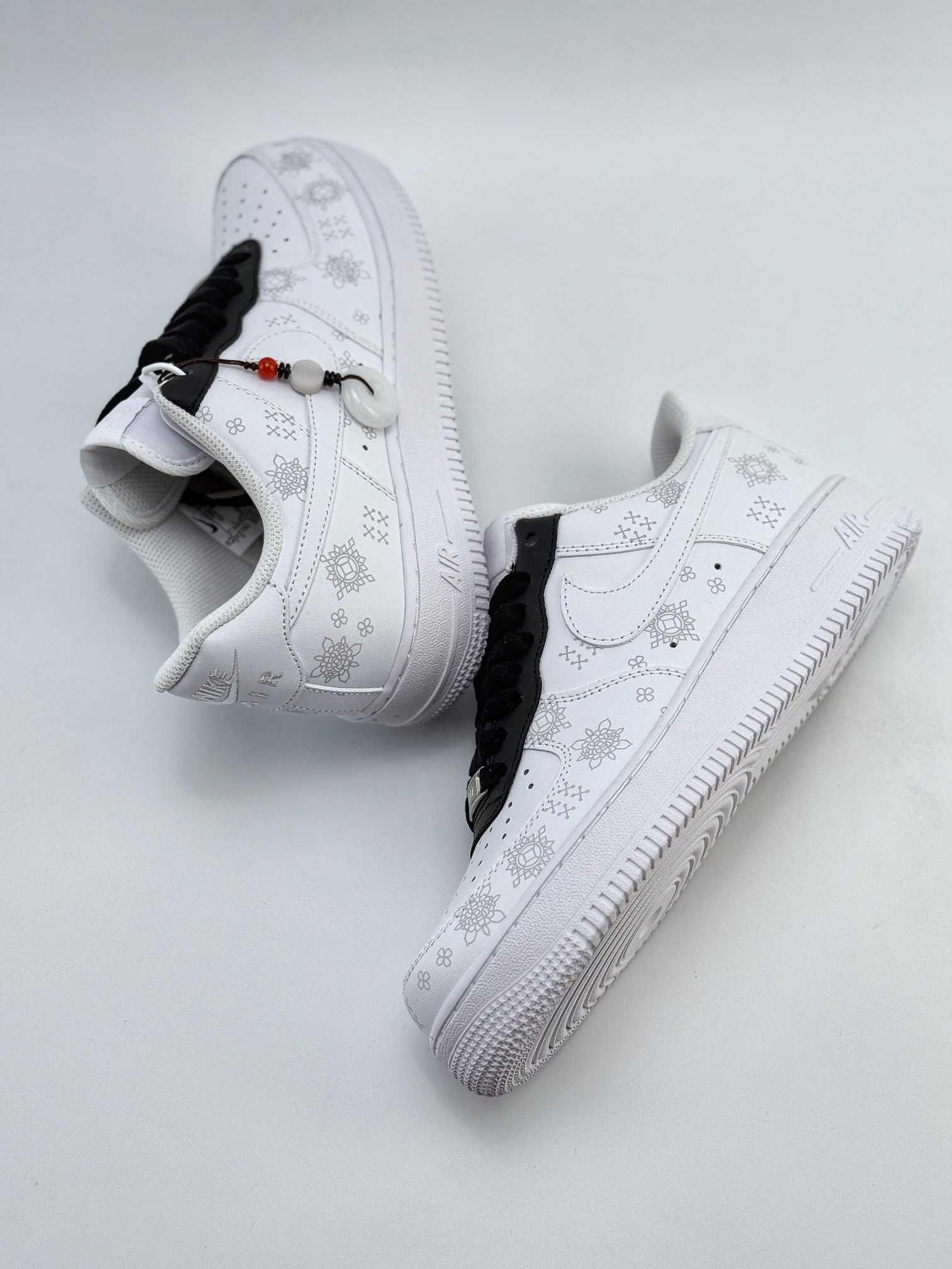 Nike Air Force 1 Low 07 丝绸 龙年新中式 中国风 新年 白黑 ZH0316-036