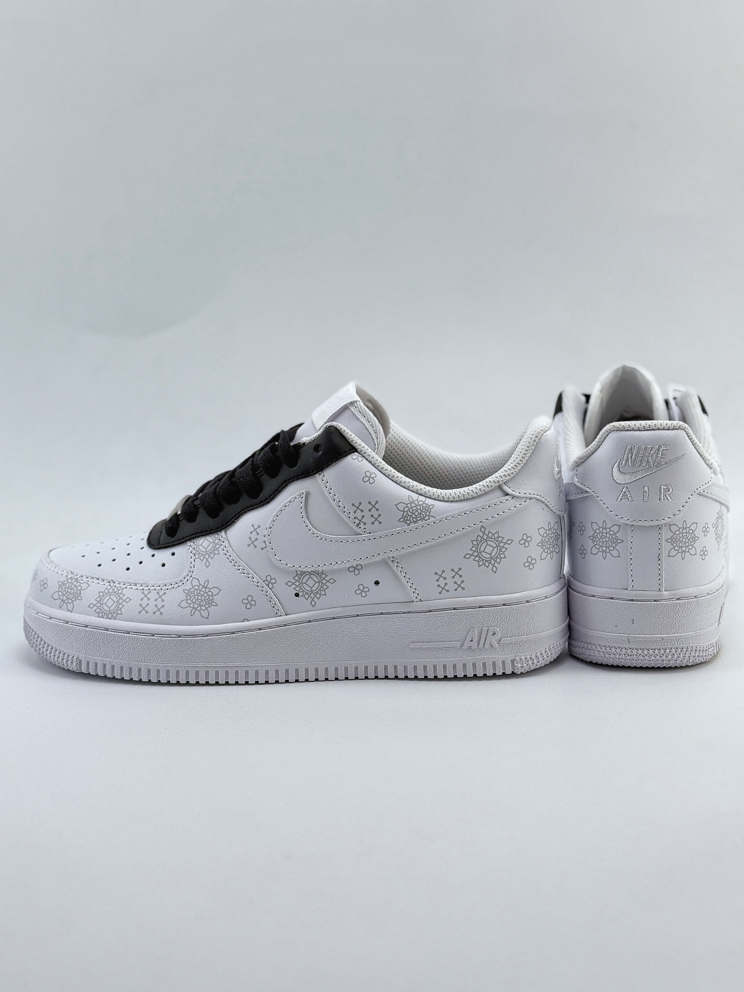 Nike Air Force 1 Low 07 丝绸 龙年新中式 中国风 新年 白黑 ZH0316-036