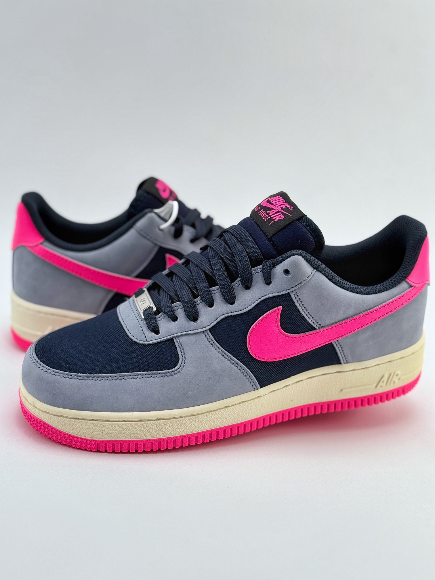 Nike Air Force 1 Low 07 LX NBHD ”Dark Obsidian” 灰蓝粉 FB8876-401