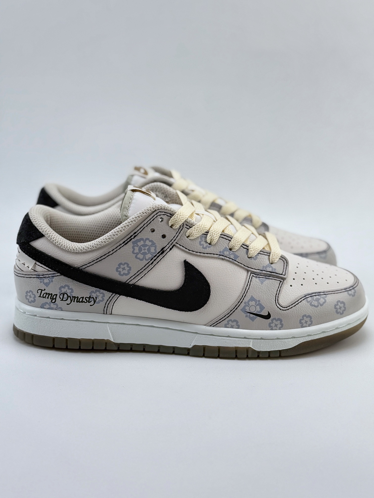 Nike SB Dunk Low 叁次实验室 古唐印花 中国风 白灰 FJ4188-001