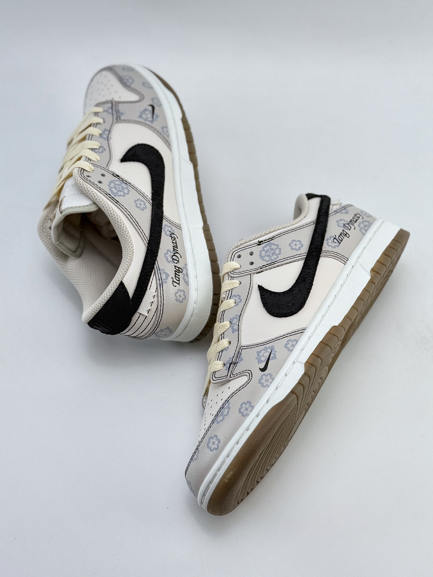 Nike SB Dunk Low 叁次实验室 古唐印花 中国风 白灰 FJ4188-001