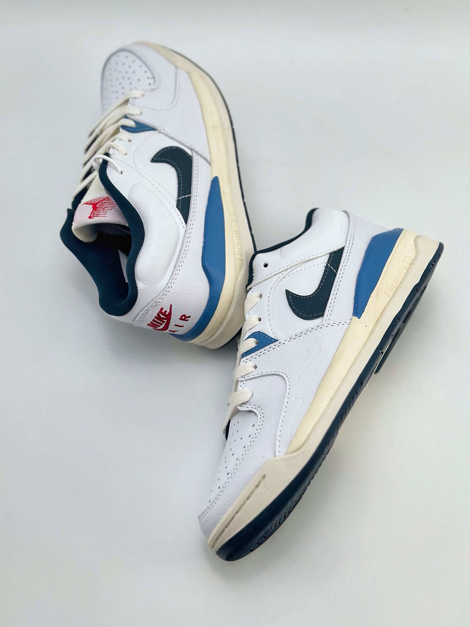 耐克Nike Jordan Stadium 90 白蓝黑 乔丹90年代体育场系列低帮复古运动篮球鞋  HM3713-141