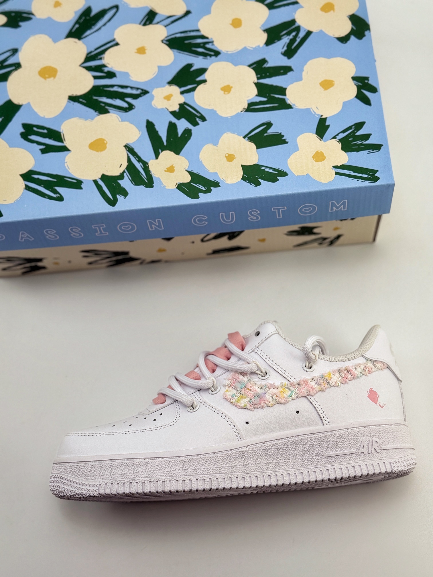 Nike Air Force 1 Low 07 粉白绑带  DH9999-334