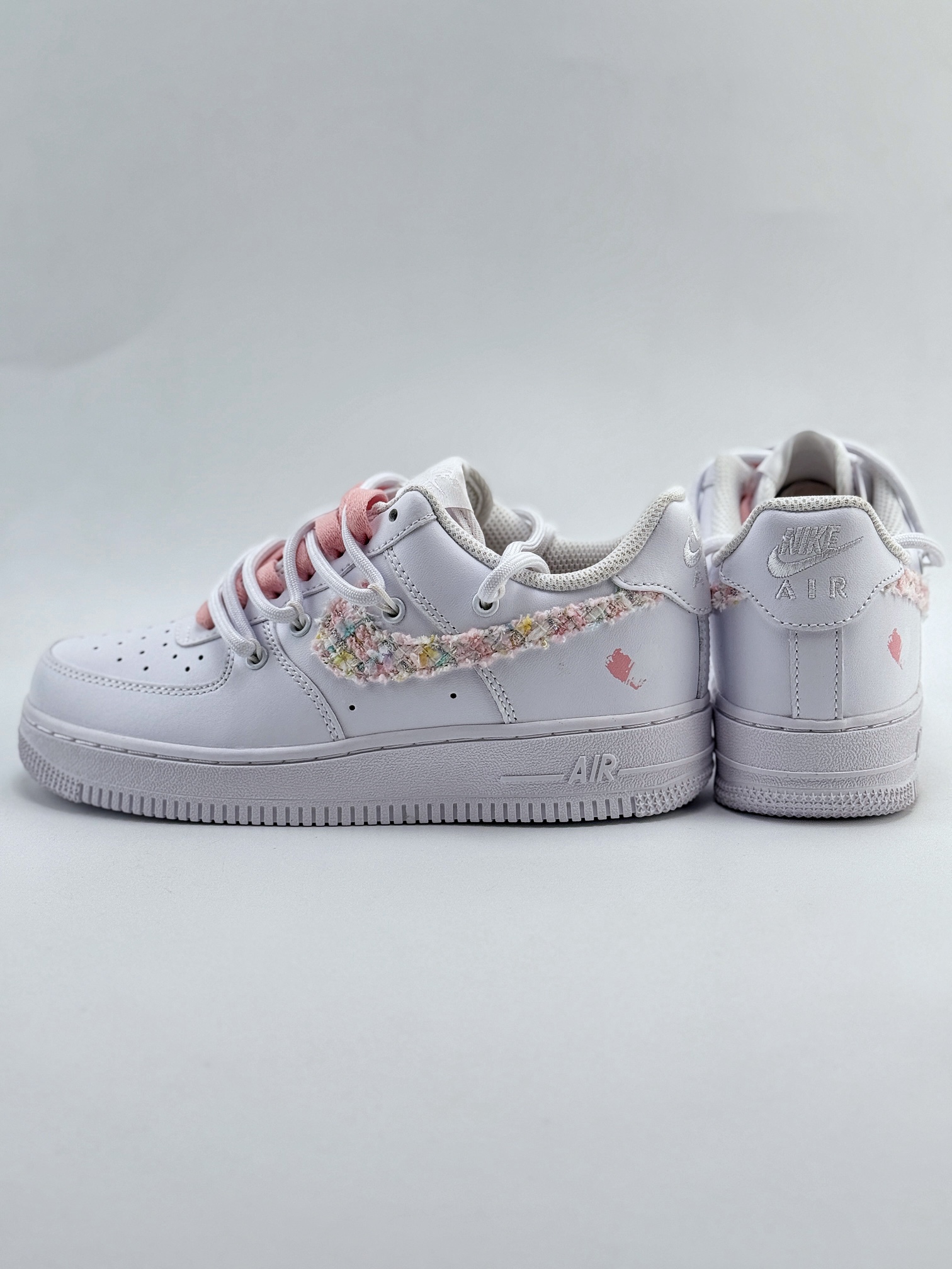 Nike Air Force 1 Low 07 粉白绑带  DH9999-334