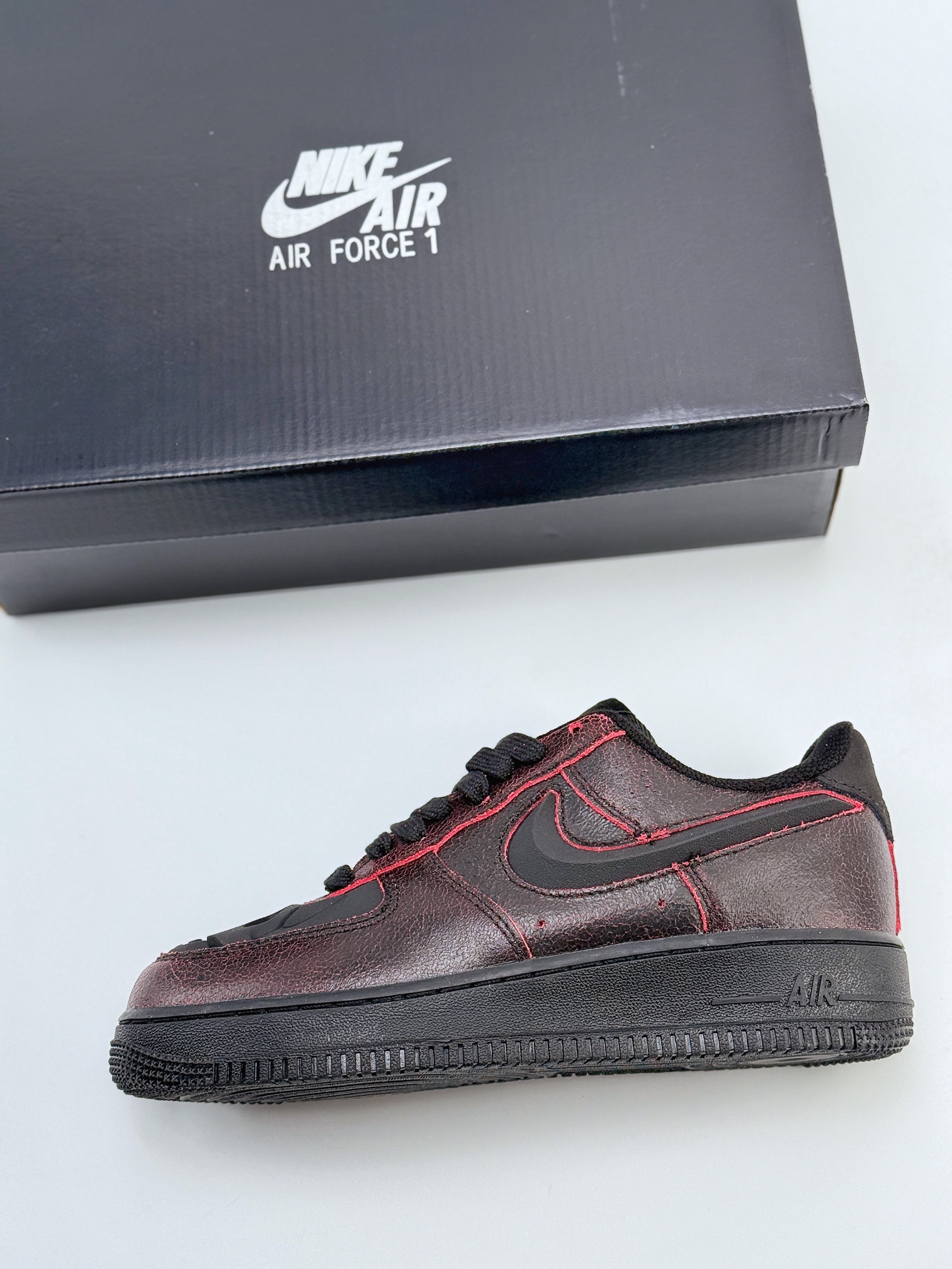 Nike Air Force 1 Low 07 ”Halloween” 2024 酒红色  HV2016-001