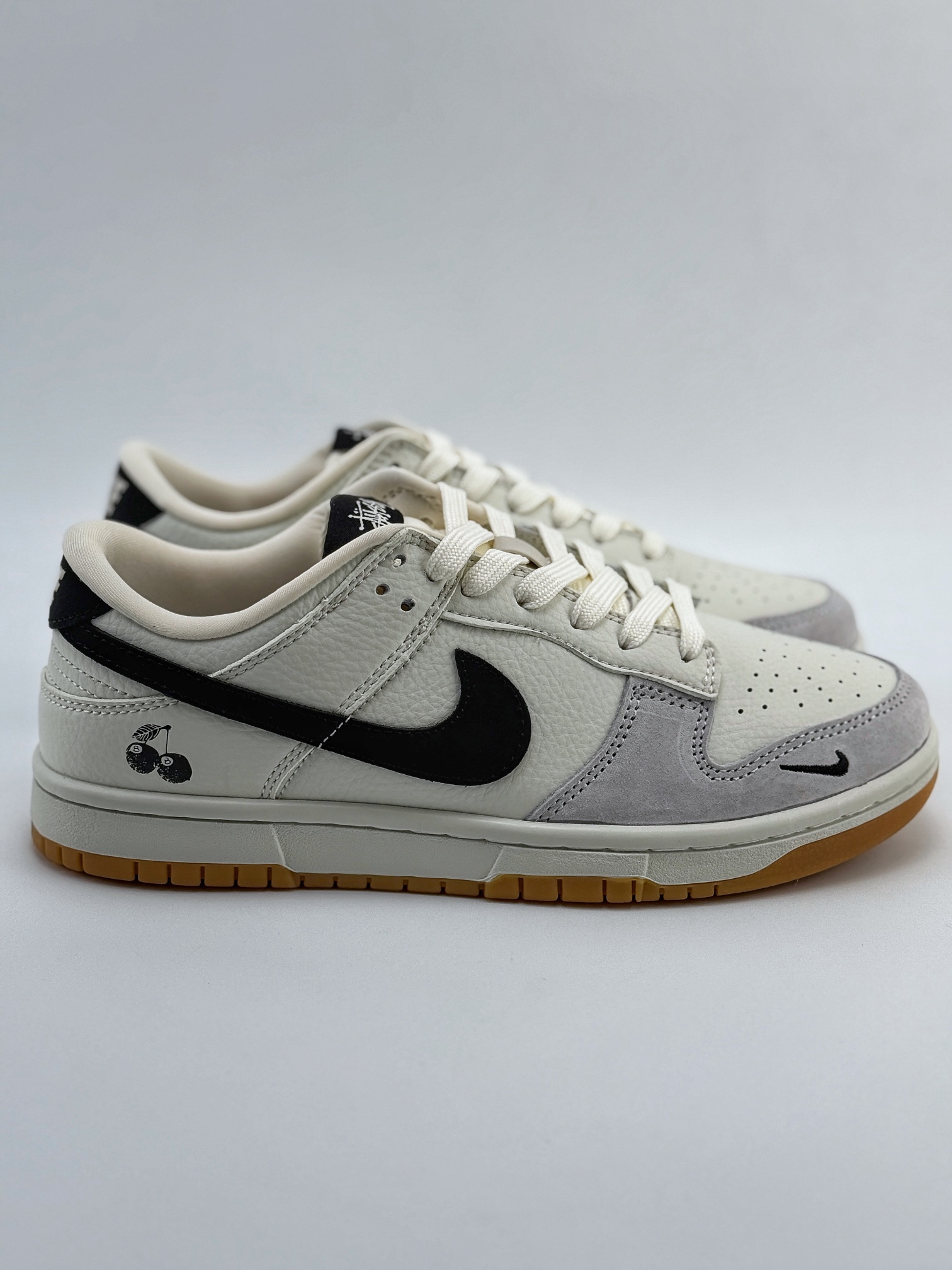 Nike SB Dunk Low x Stussy 米浅灰黑小钩  CH6336-227