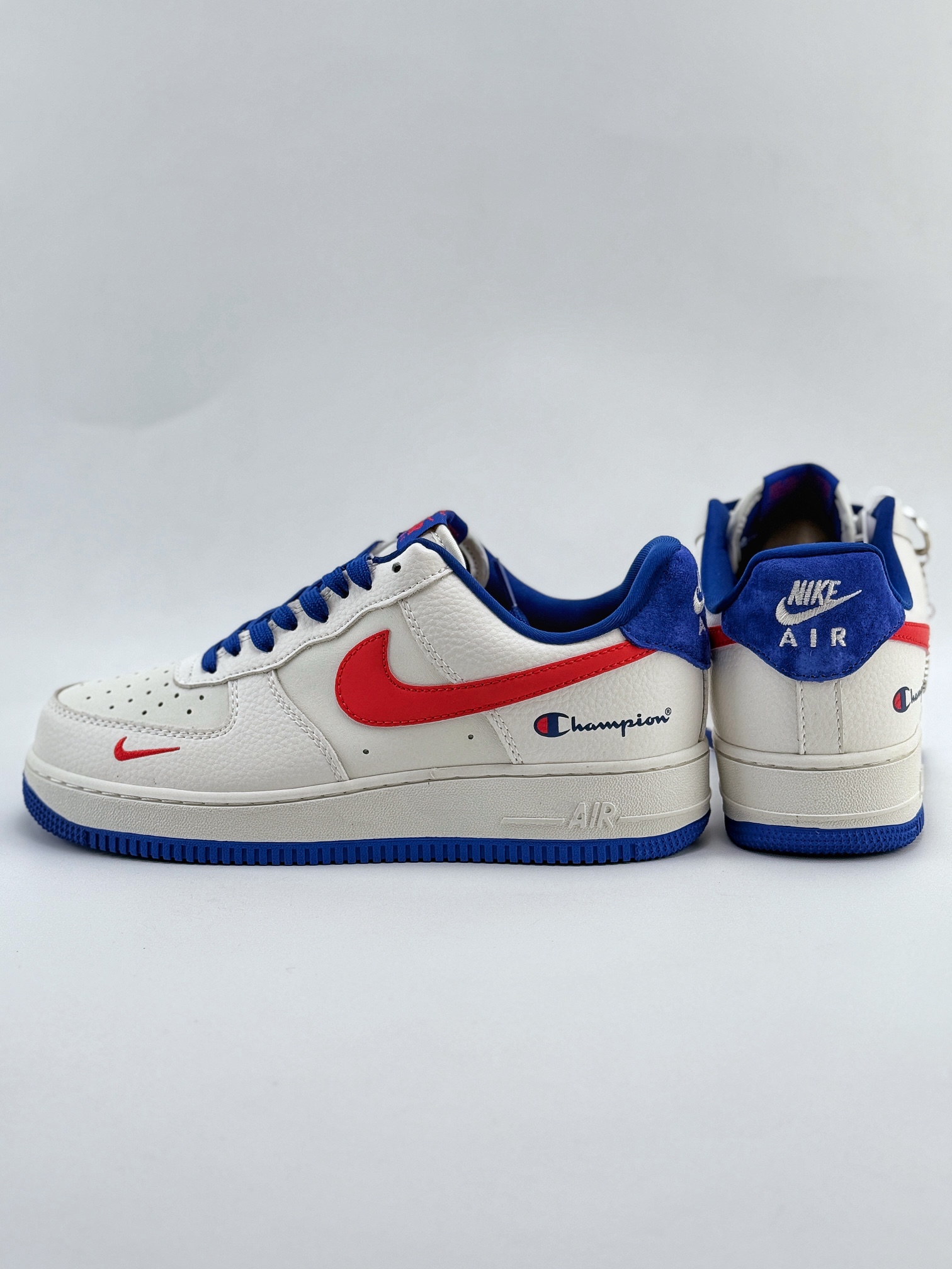 Nike Air Force 1 Low 07 x Champion 白蓝红小钩 KK1988-002