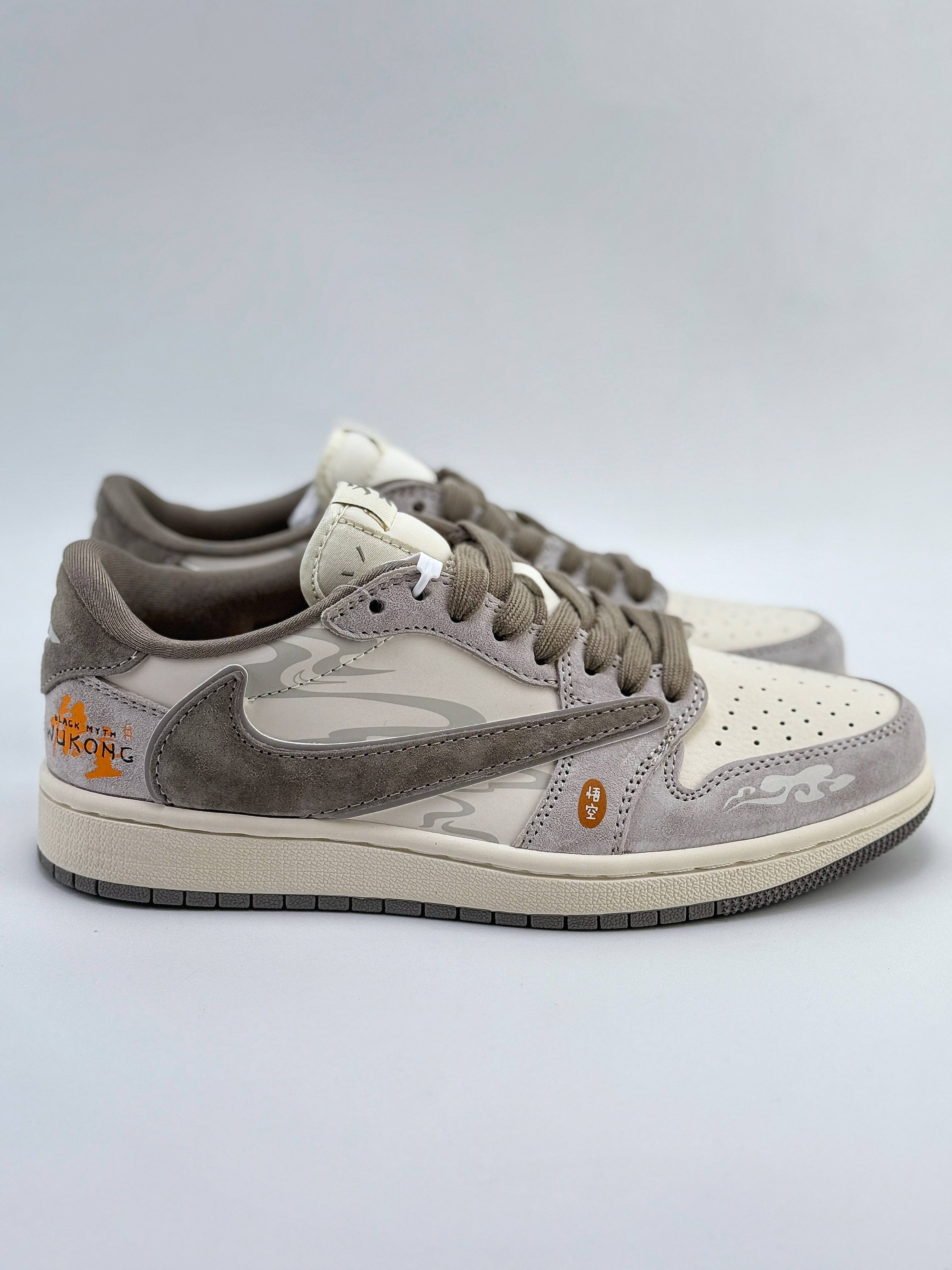 Travis Scott x Nike Air Jordan 1 Low 黑神话悟空 米浅棕  DM6688-610