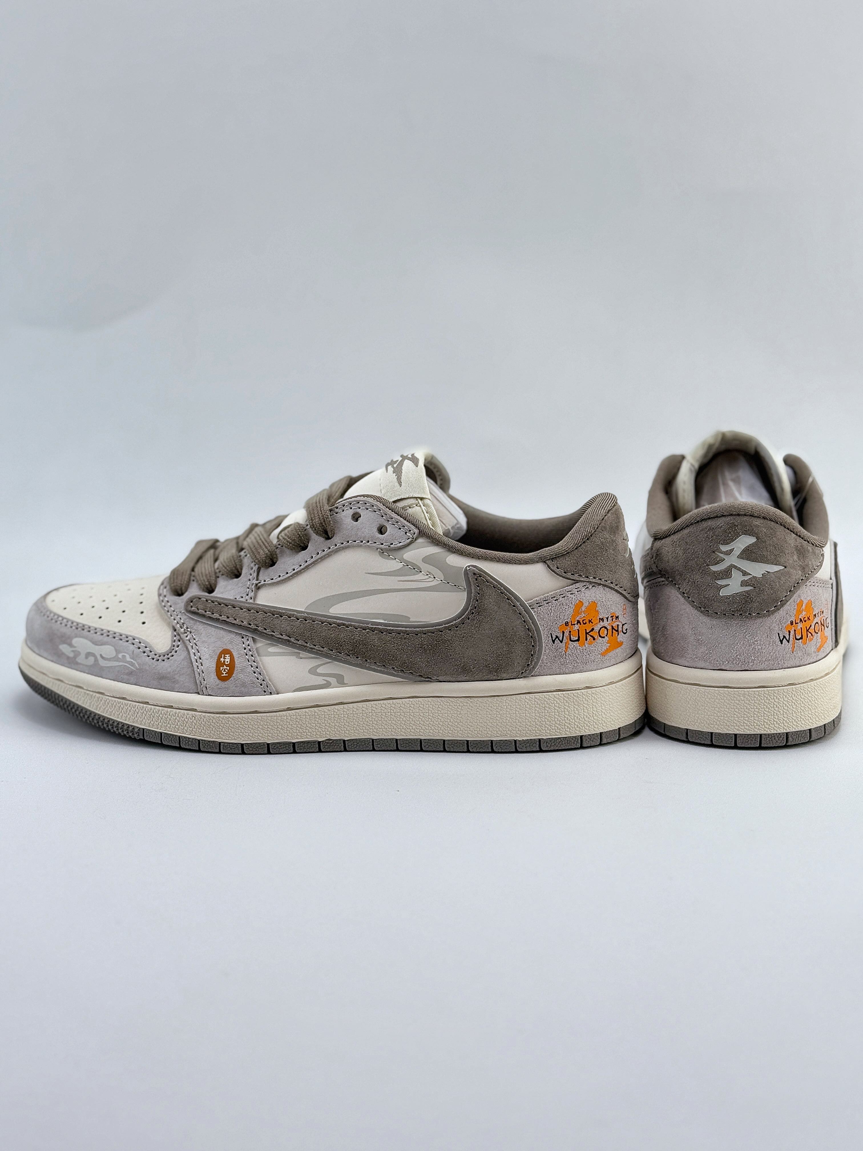 Travis Scott x Nike Air Jordan 1 Low 黑神话悟空 米浅棕  DM6688-610