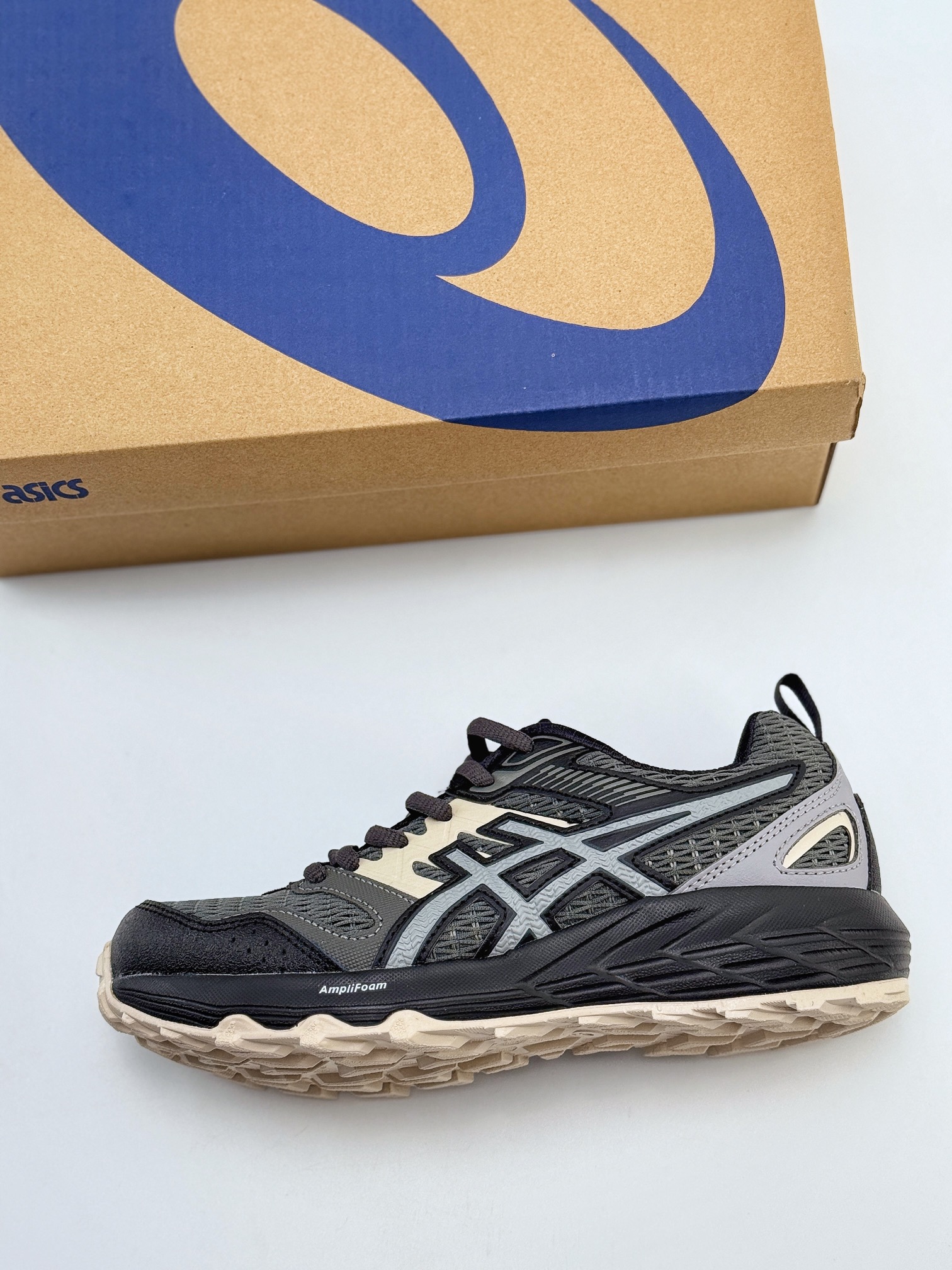 Asics GEL-Sonoma CN 黑米 亚瑟士运动透气专业跑鞋 进口针织透气鞋面   1011B772-022