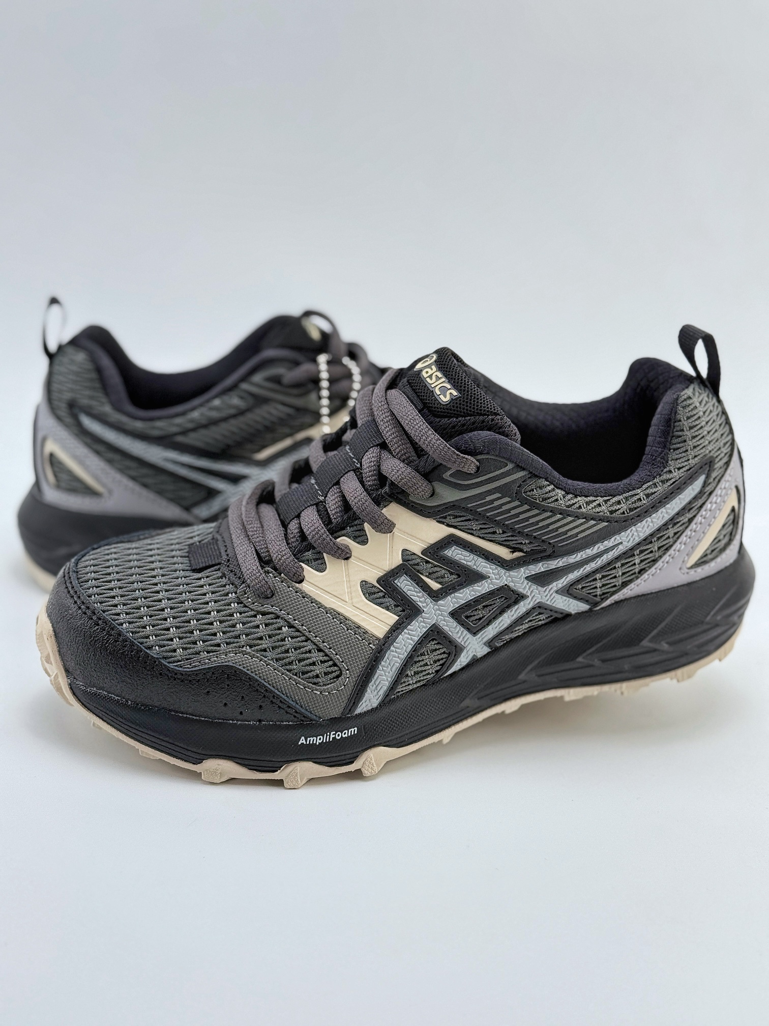 Asics GEL-Sonoma CN 黑米 亚瑟士运动透气专业跑鞋 进口针织透气鞋面   1011B772-022